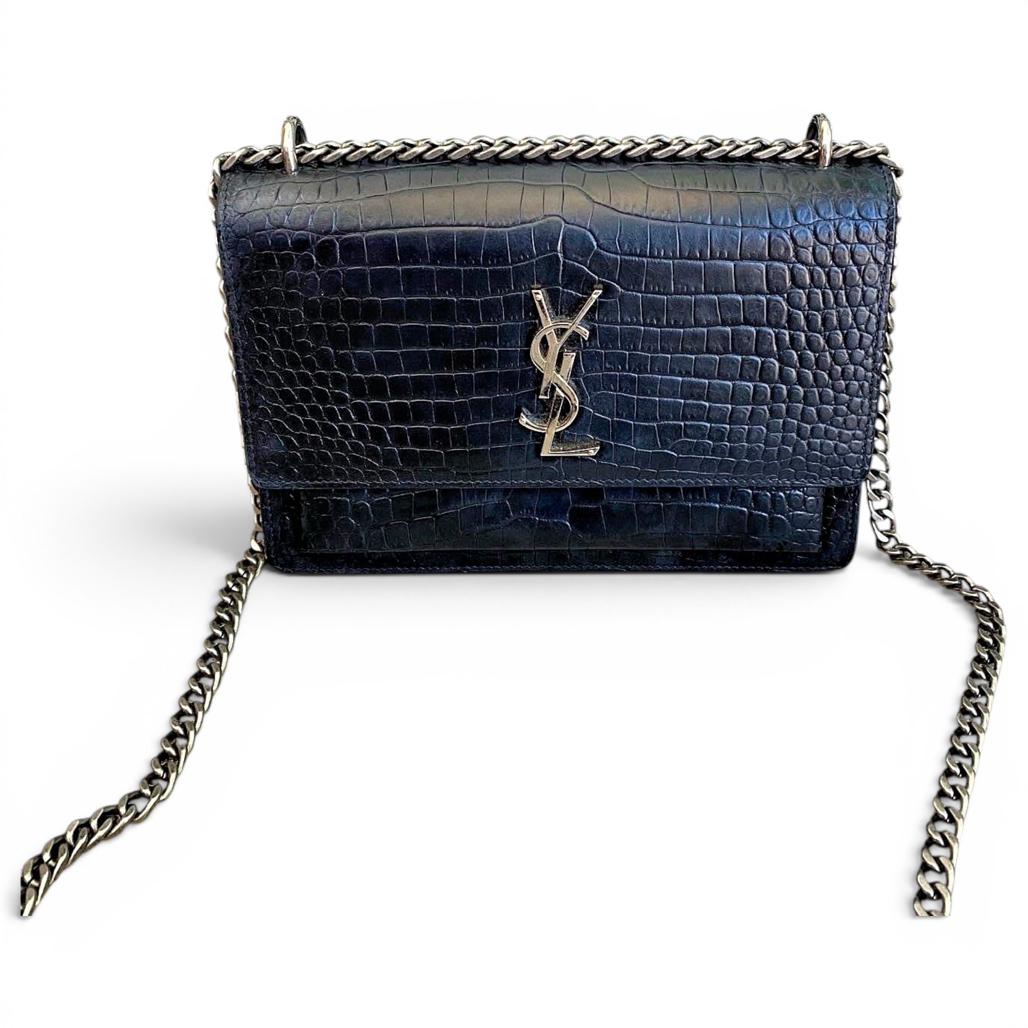 Sunset leather handbag