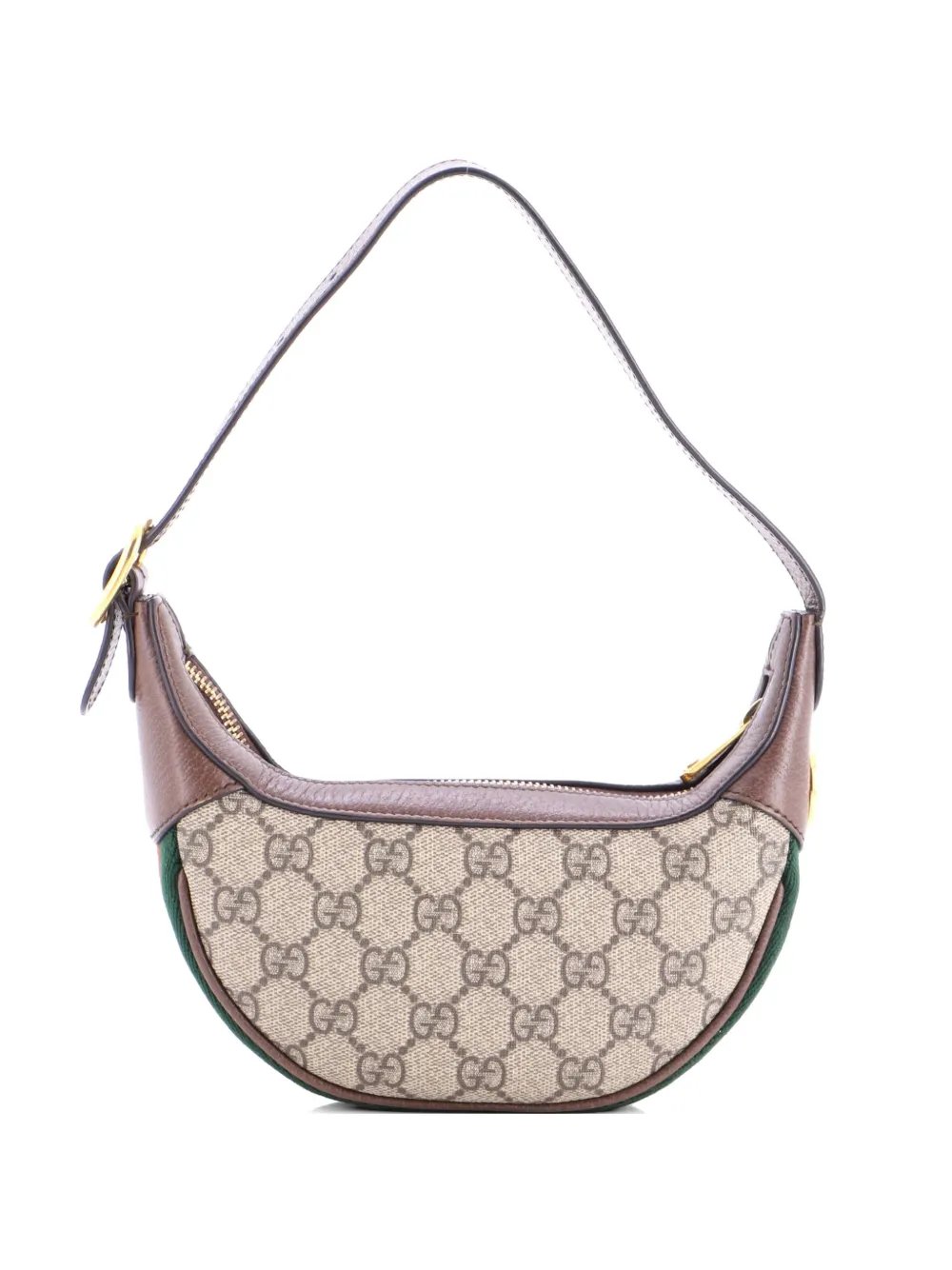 Ophidia Half Moon Bag GG Coated Canvas Mini hobo bag
