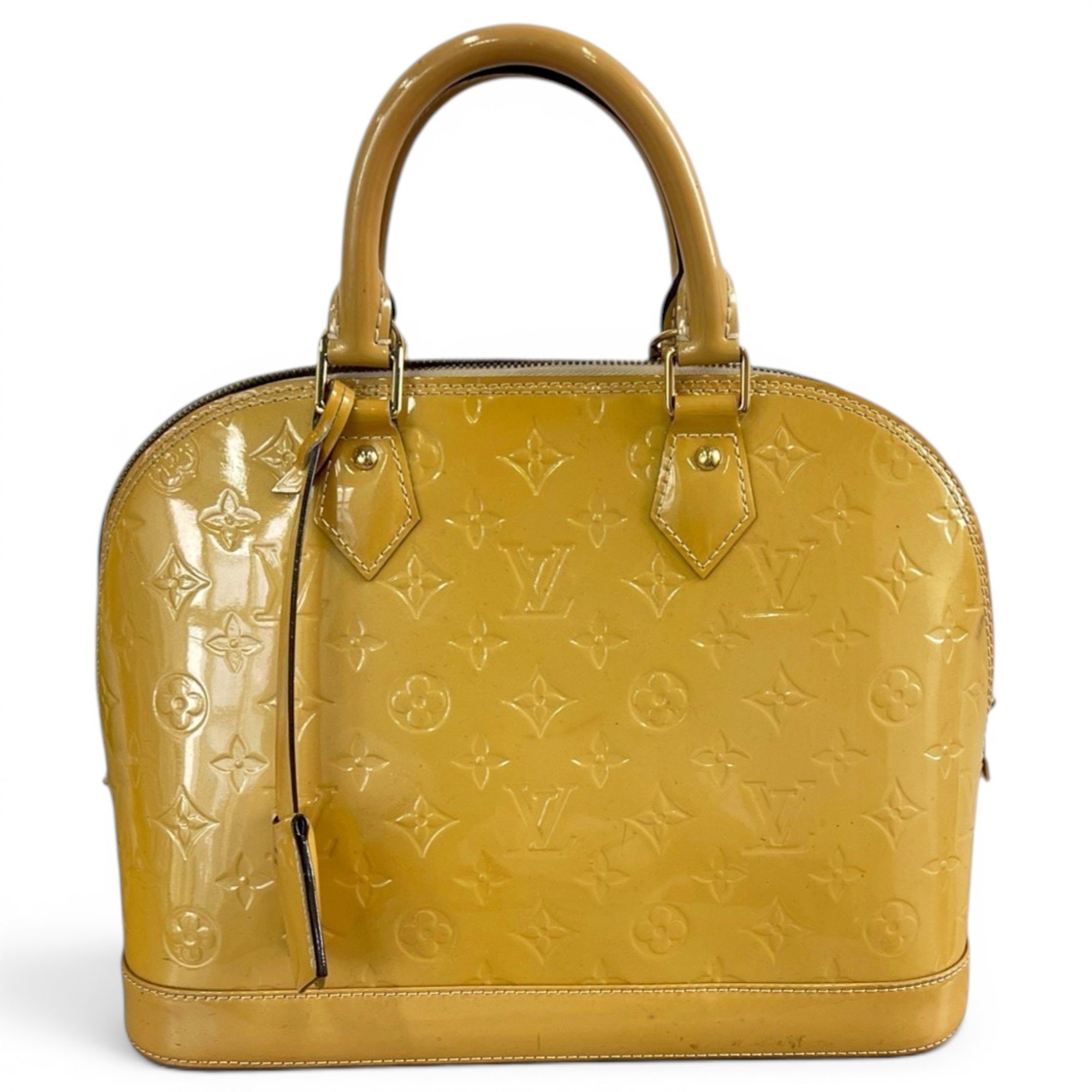 Alma BB patent leather handbag