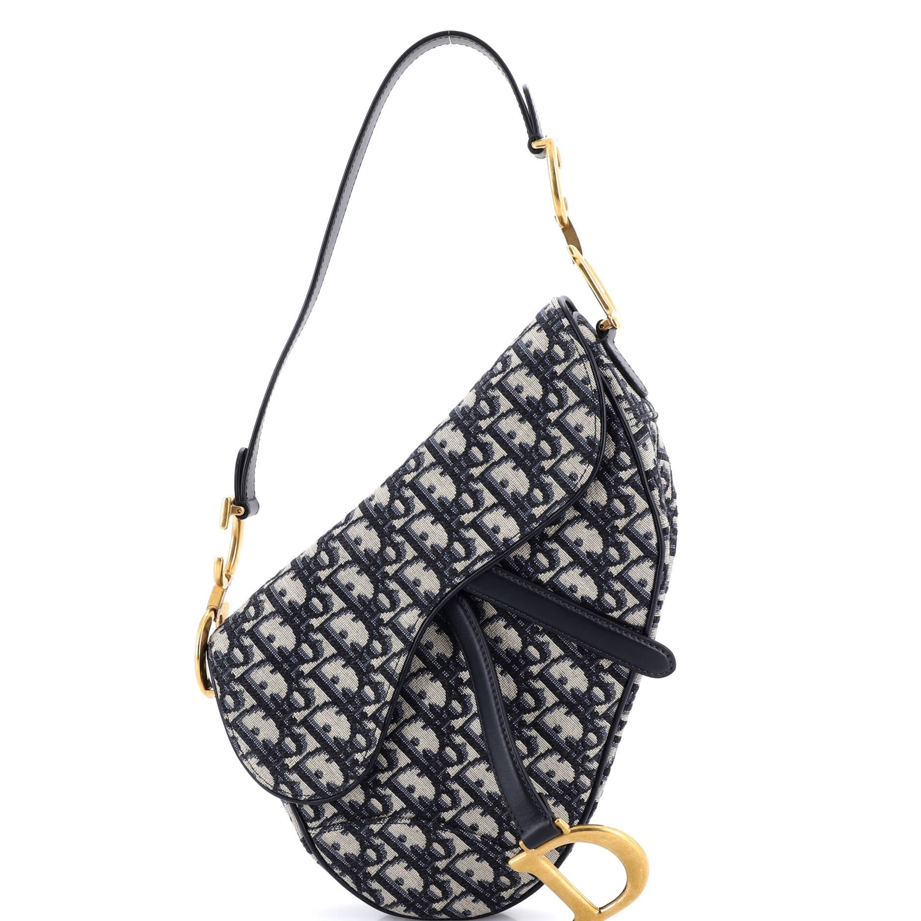 Dior Saddle Handbag Oblique Canvas Medium