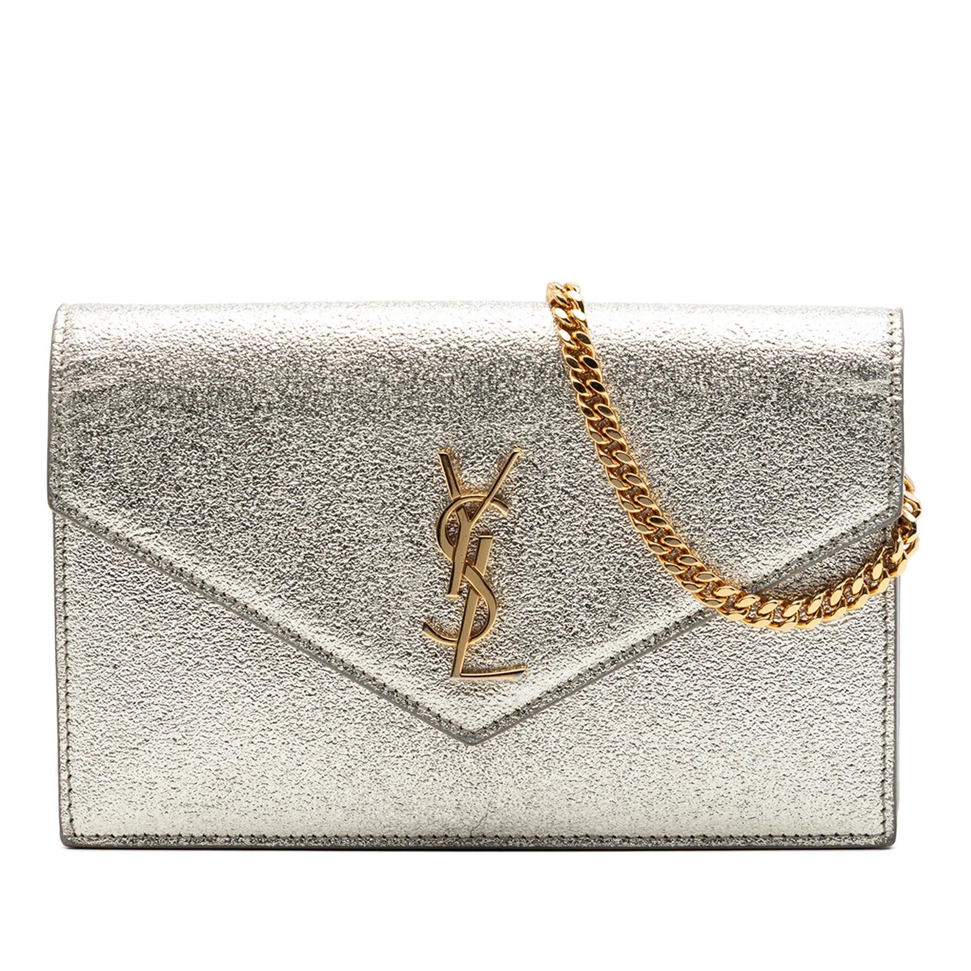 Envelope leather crossbody bag