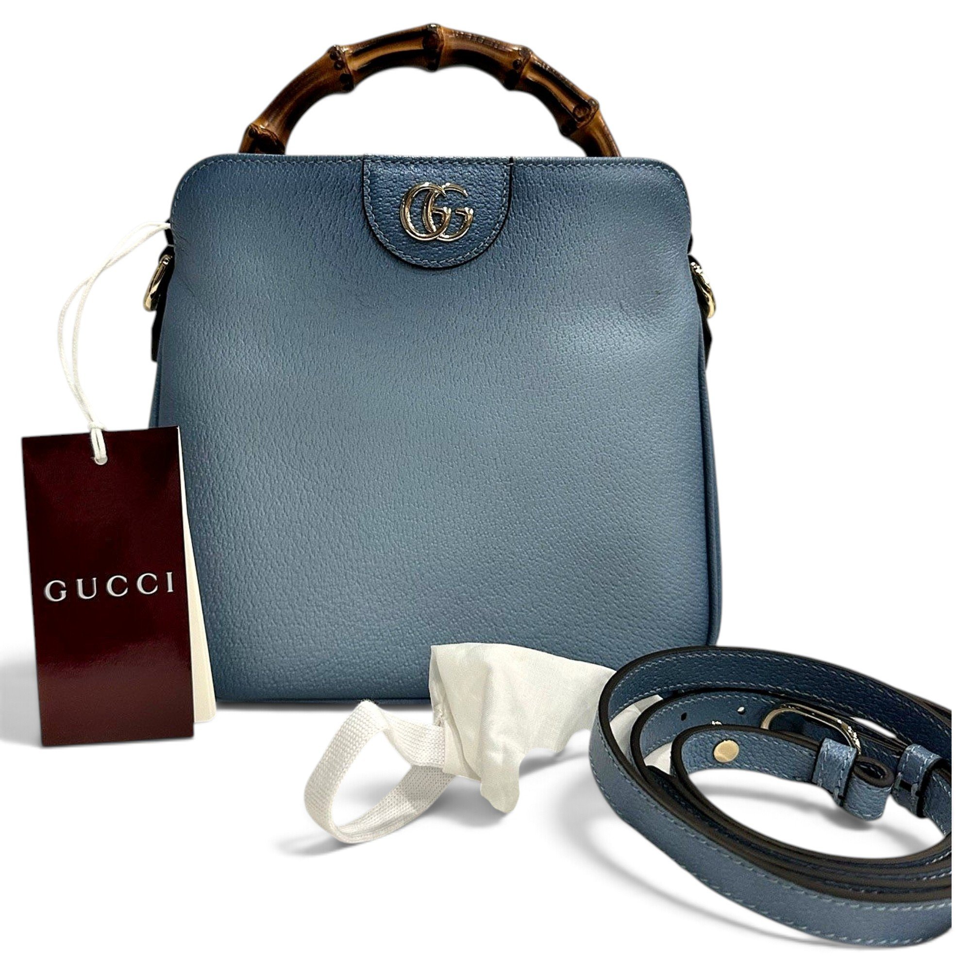 Diana Bamboo leather tote