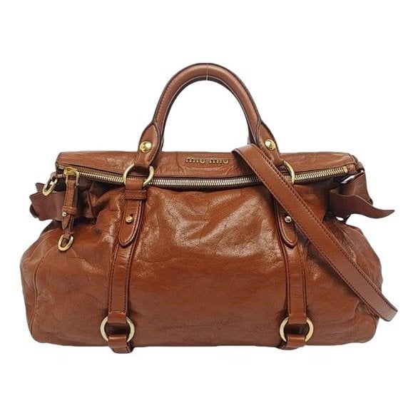 Miu Miu Bow bag leather handbag