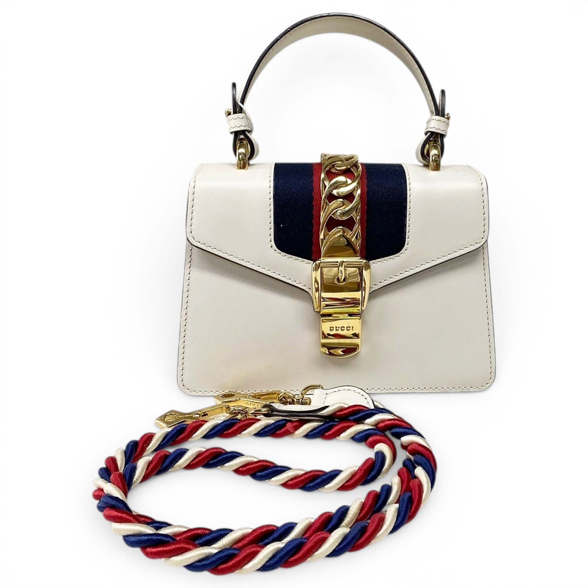 Sylvie Top Handle leather handbag