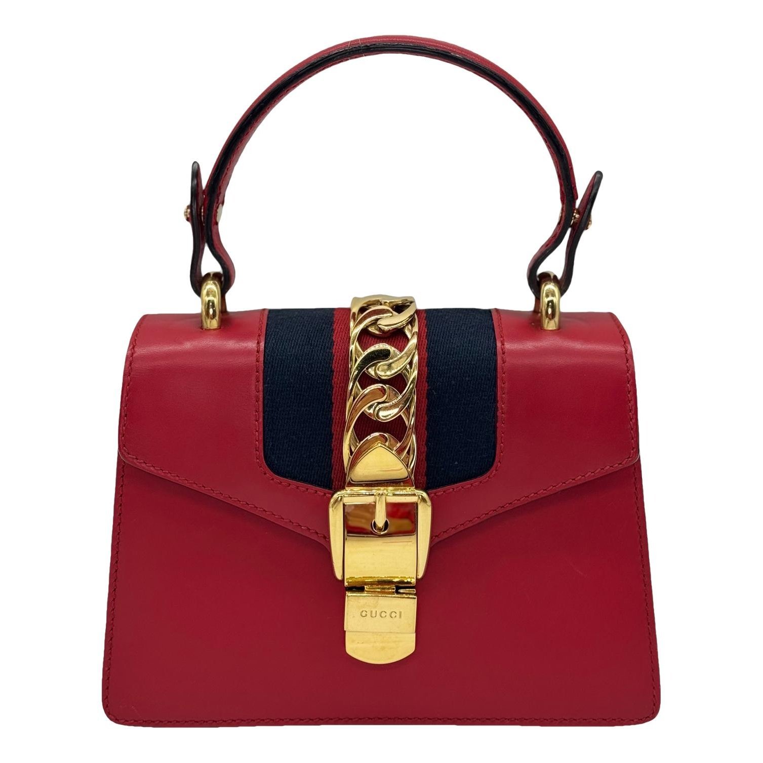 Sylvie Top Handle leather handbag