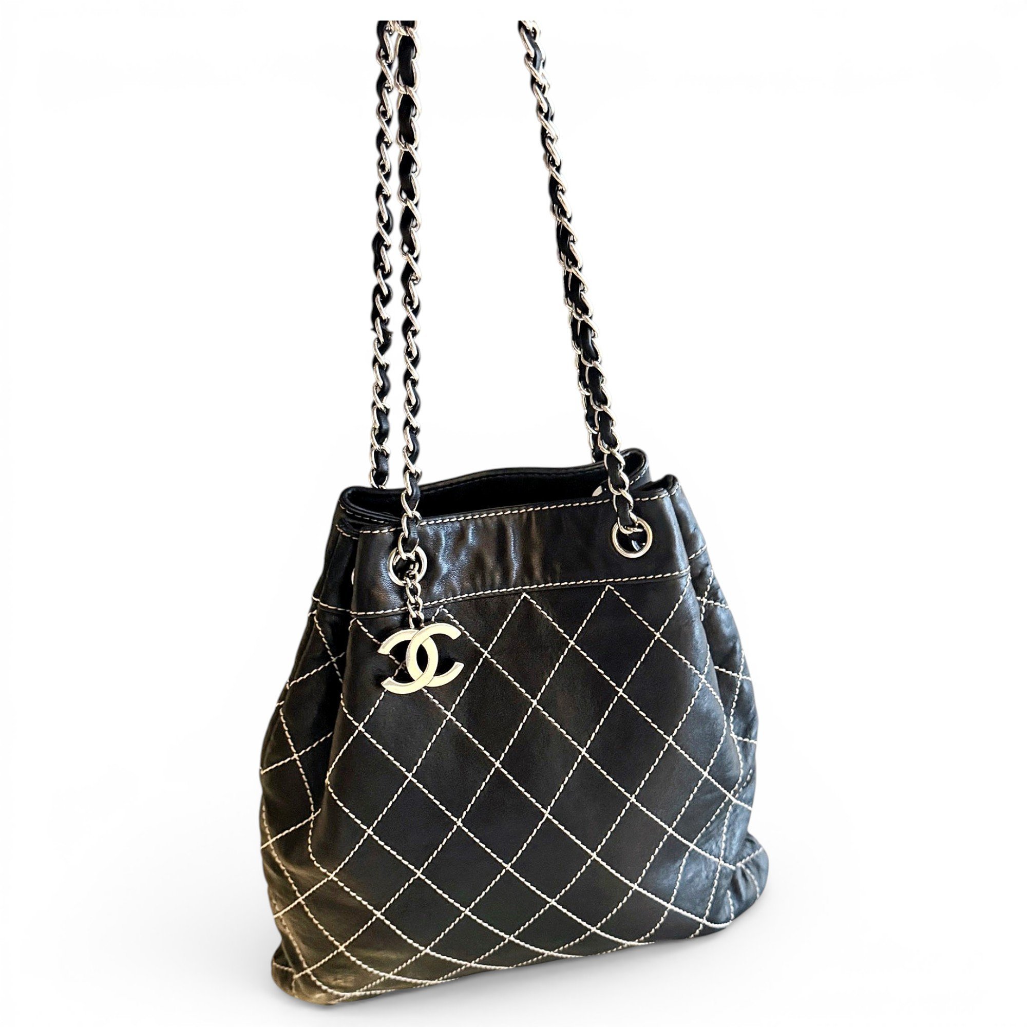 Leather handbag