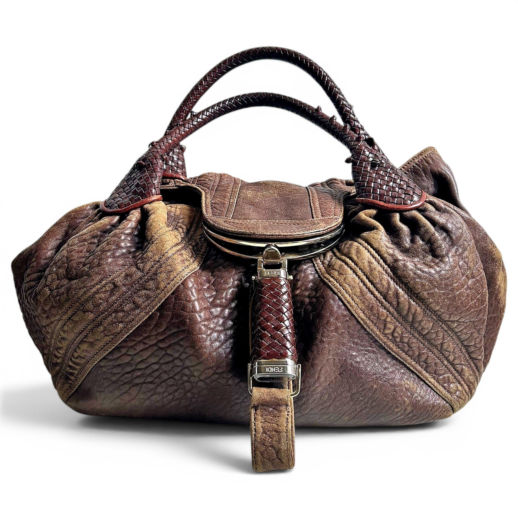 Spy leather handbag