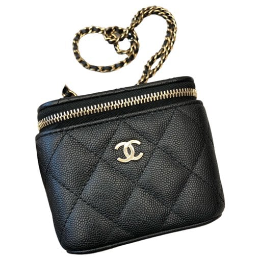 Trendy CC Vanity leather handbag