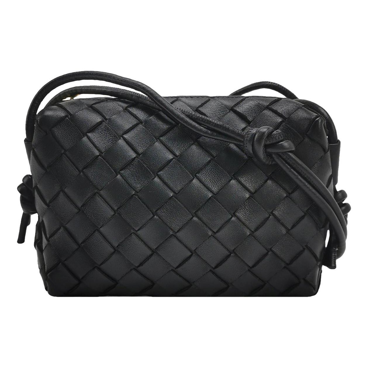Loop leather handbag