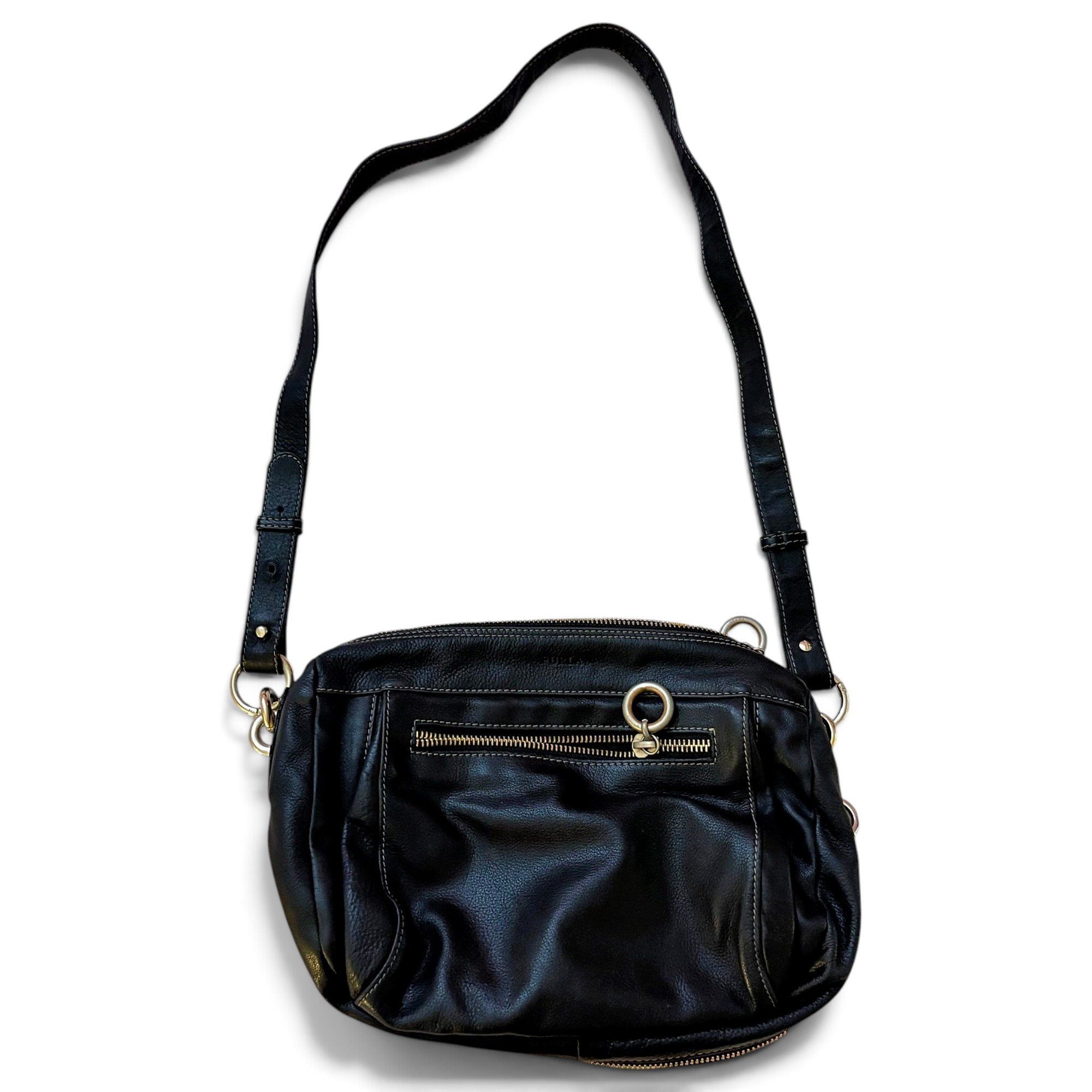 Leather crossbody bag