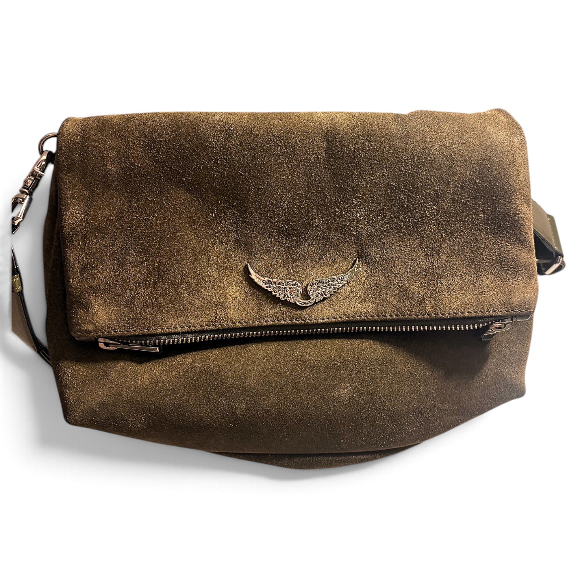 Rock leather crossbody bag