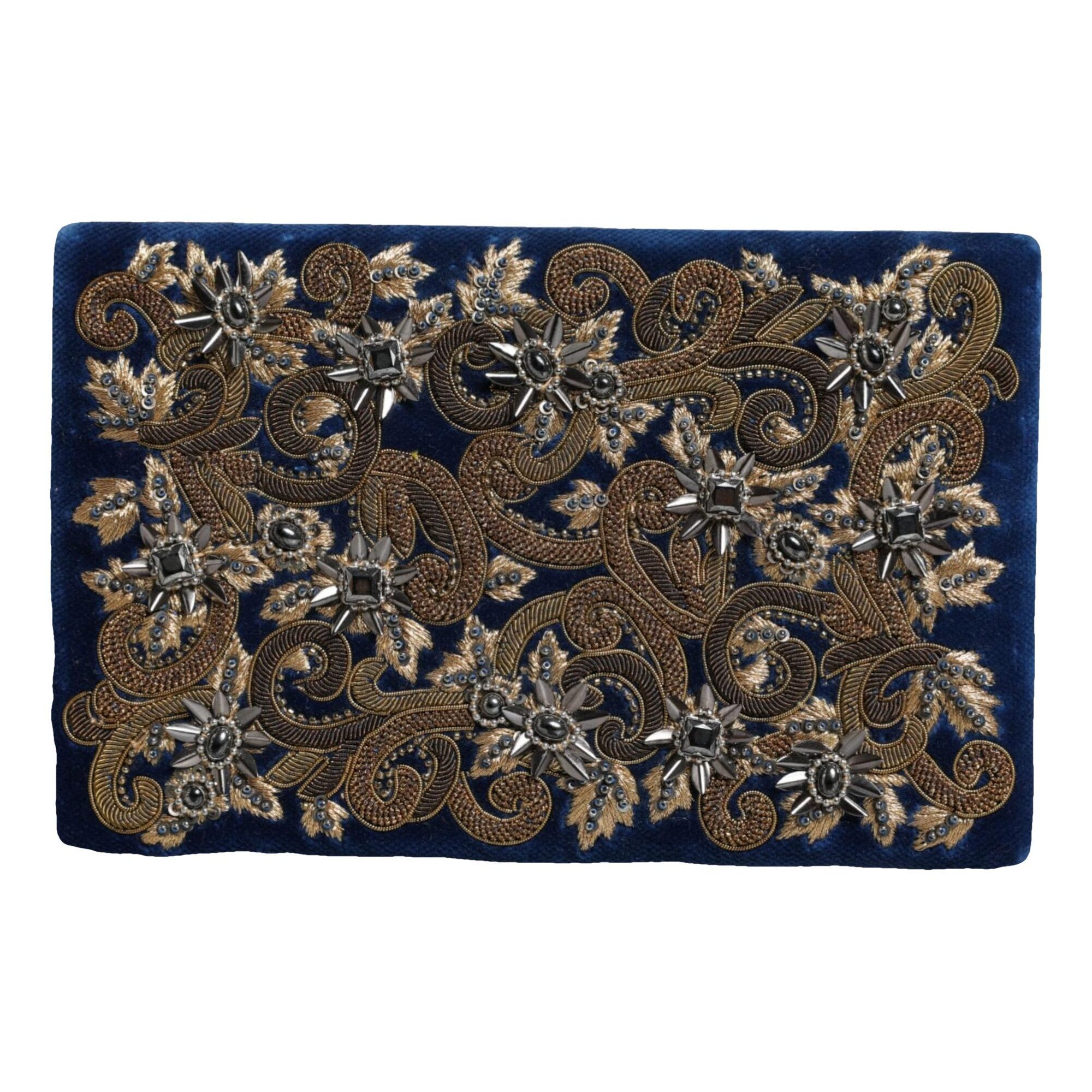 Velvet handbag