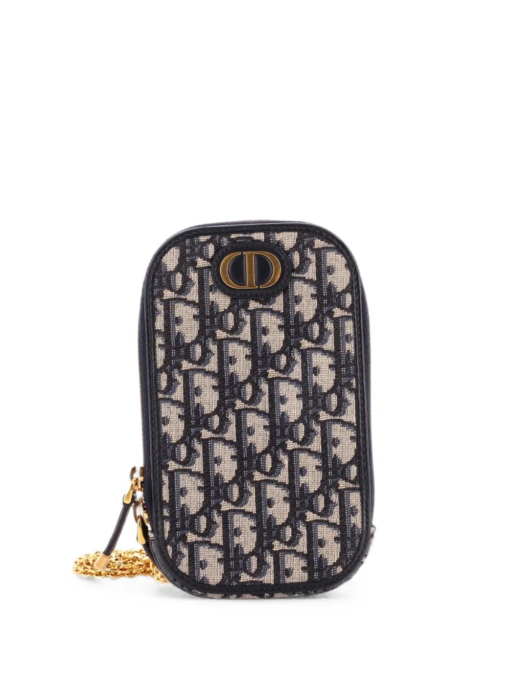 30 Montaigne Phone Holder on Chain Oblique Canvas crossbody bag
