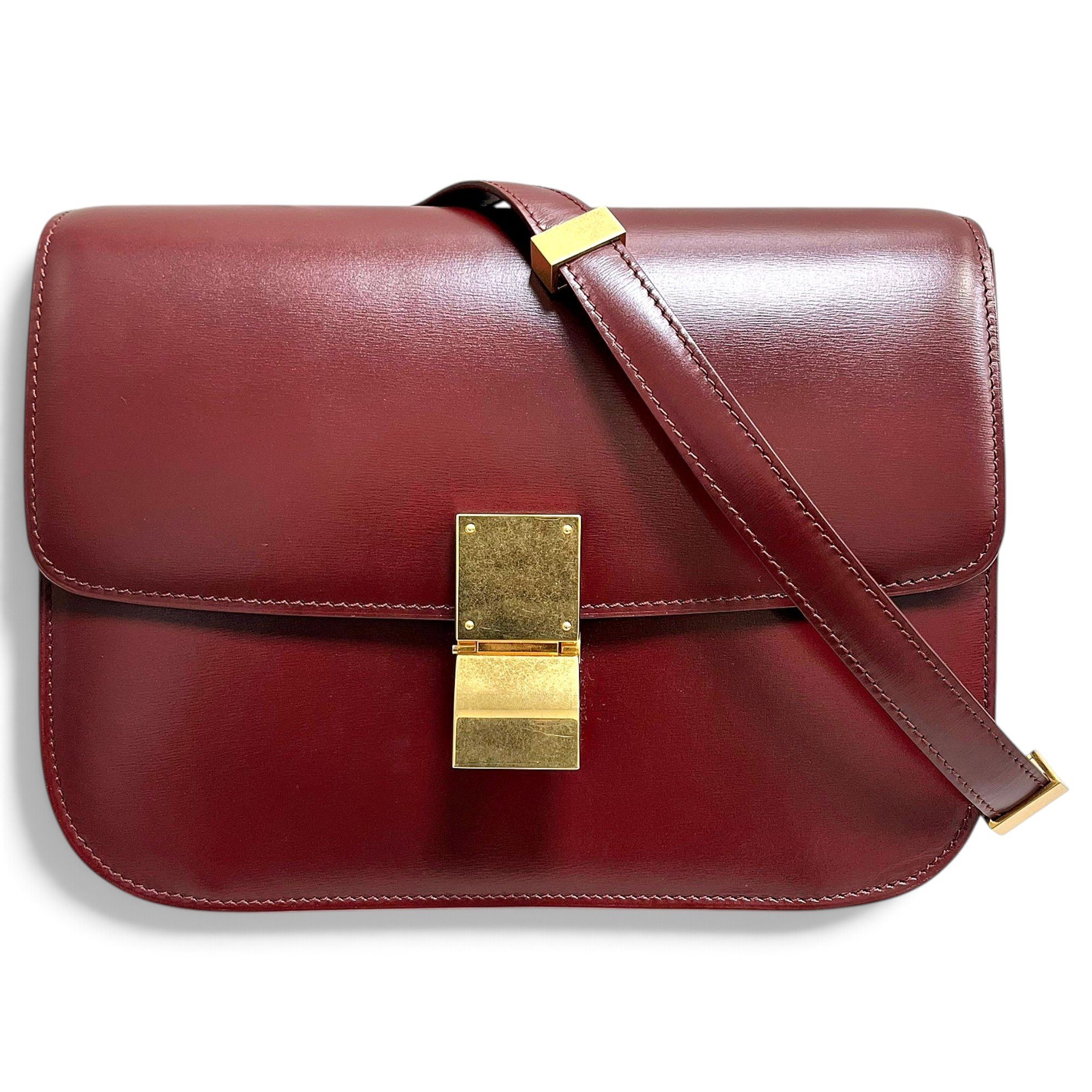 Classic leather handbag