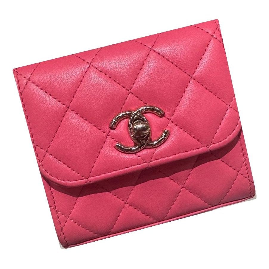 Trendy CC leather handbag