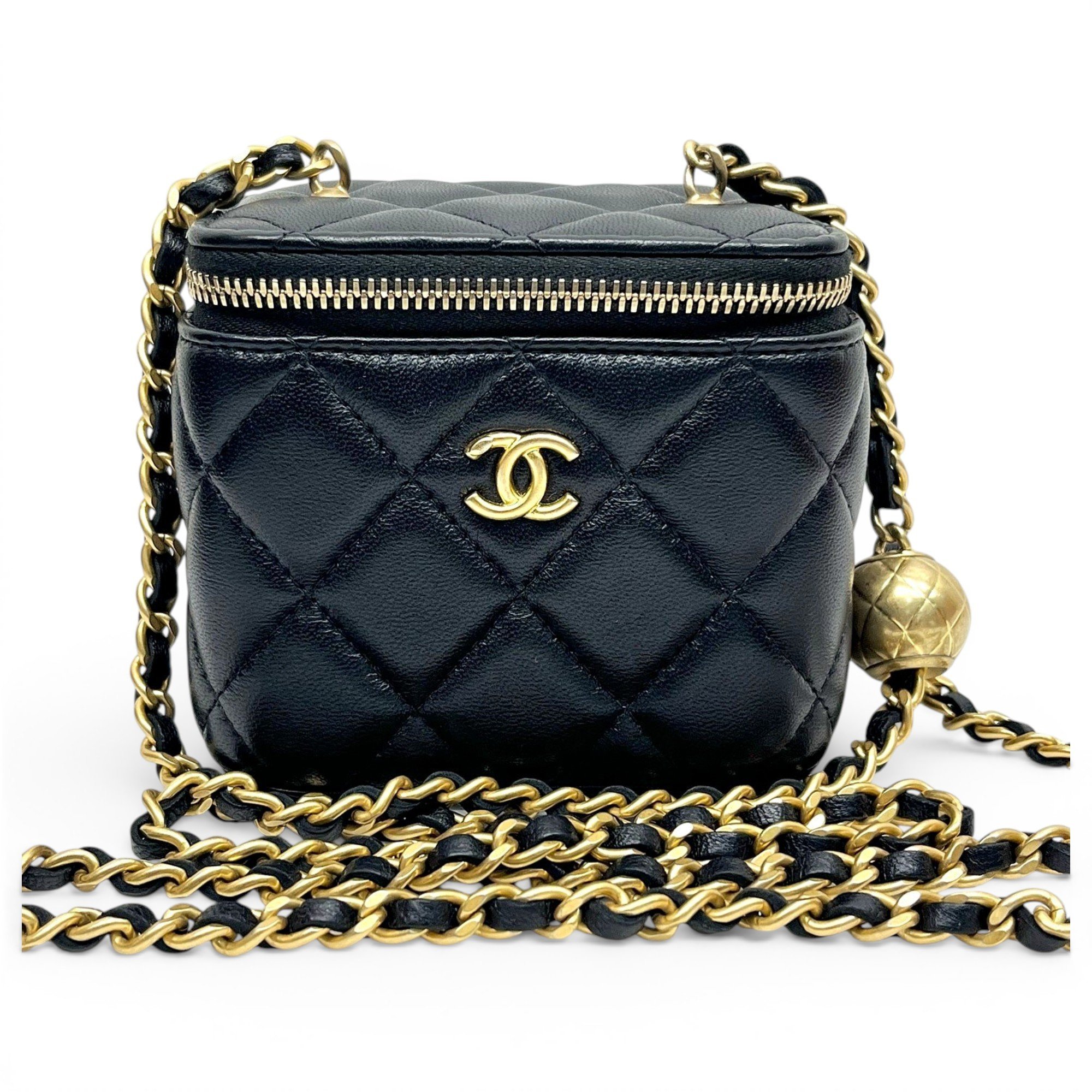 Vanity leather mini bag