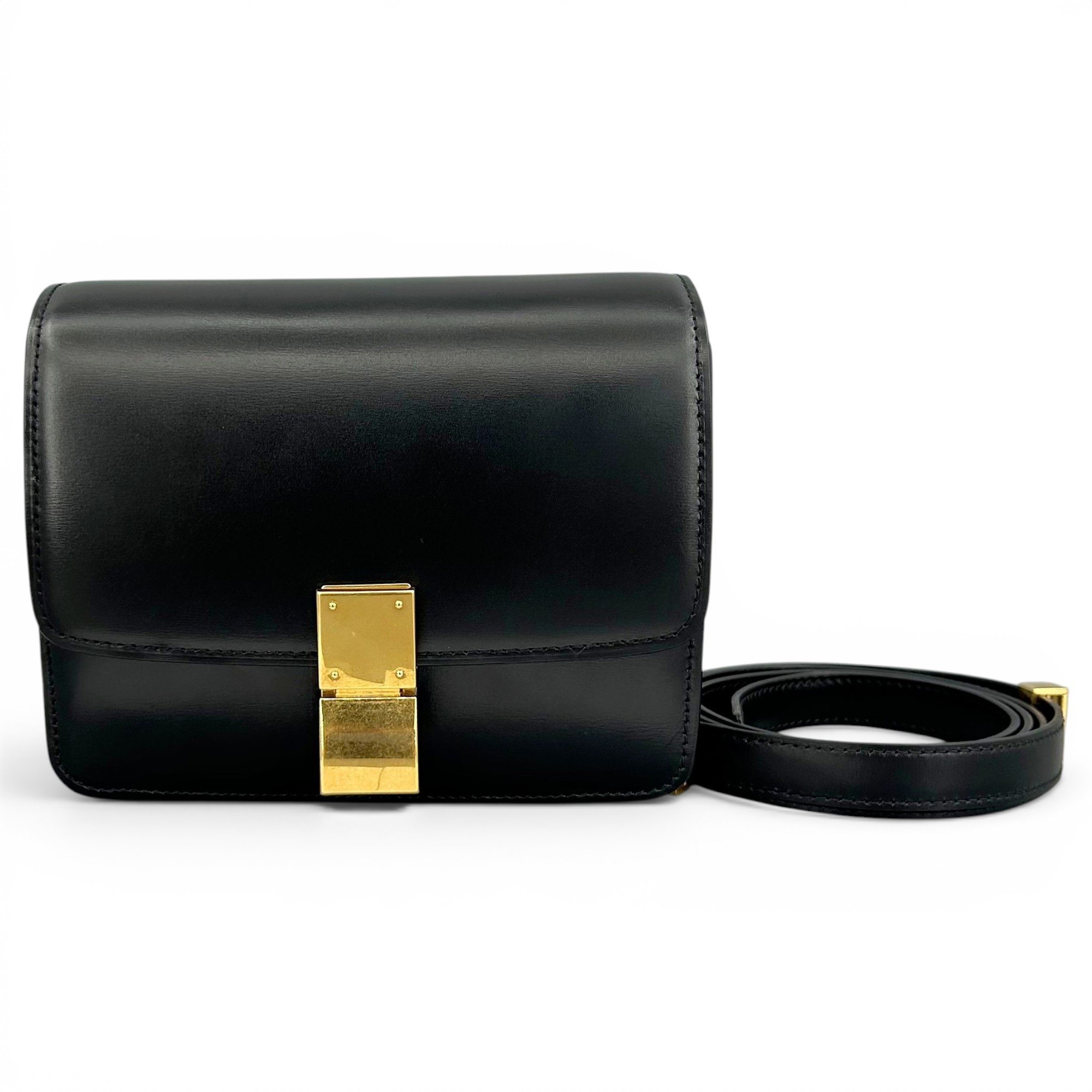 Classic leather handbag