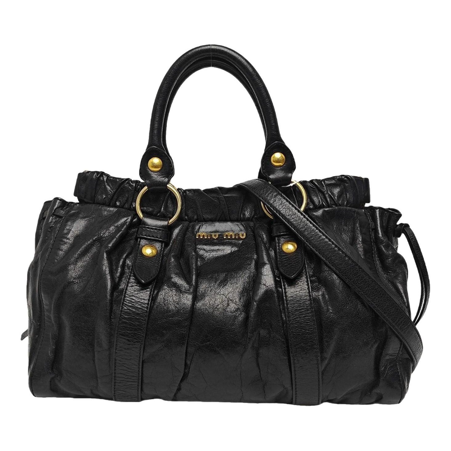 Leather handbag
