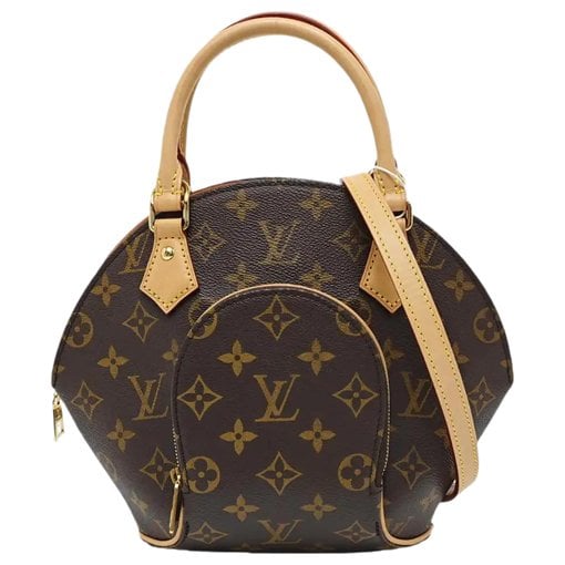 Ellipse leather handbag