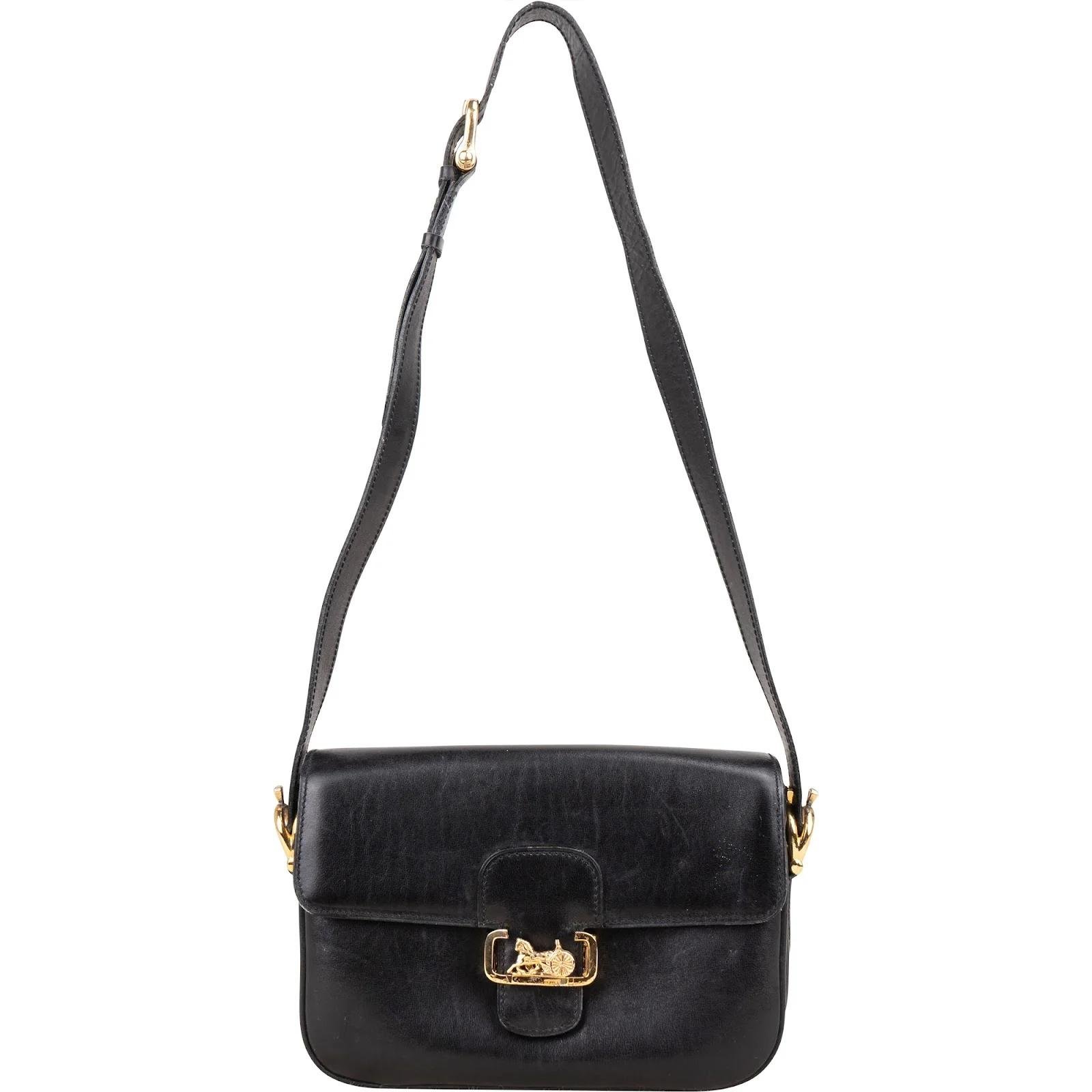 Triomphe leather handbag