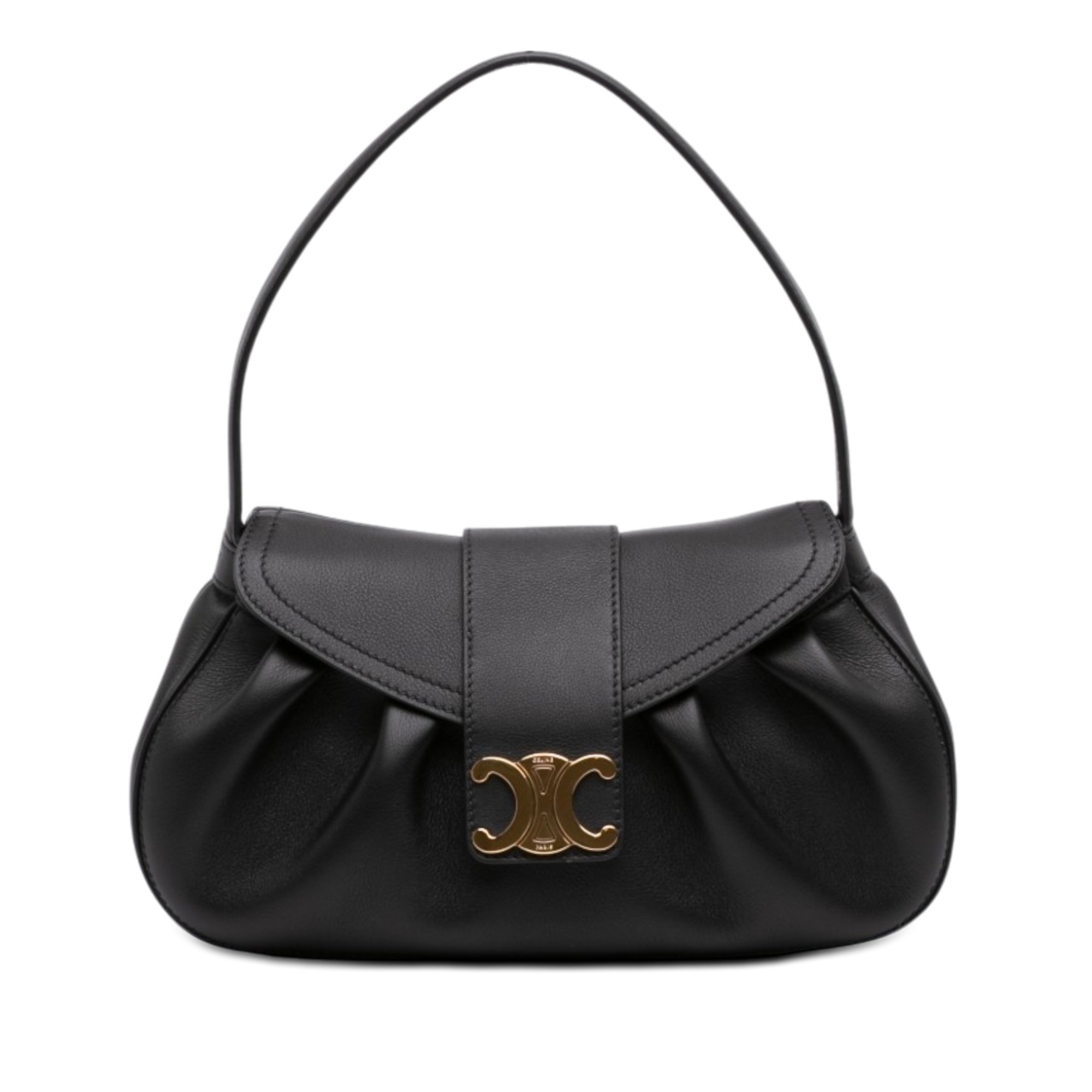Triomphe leather handbag
