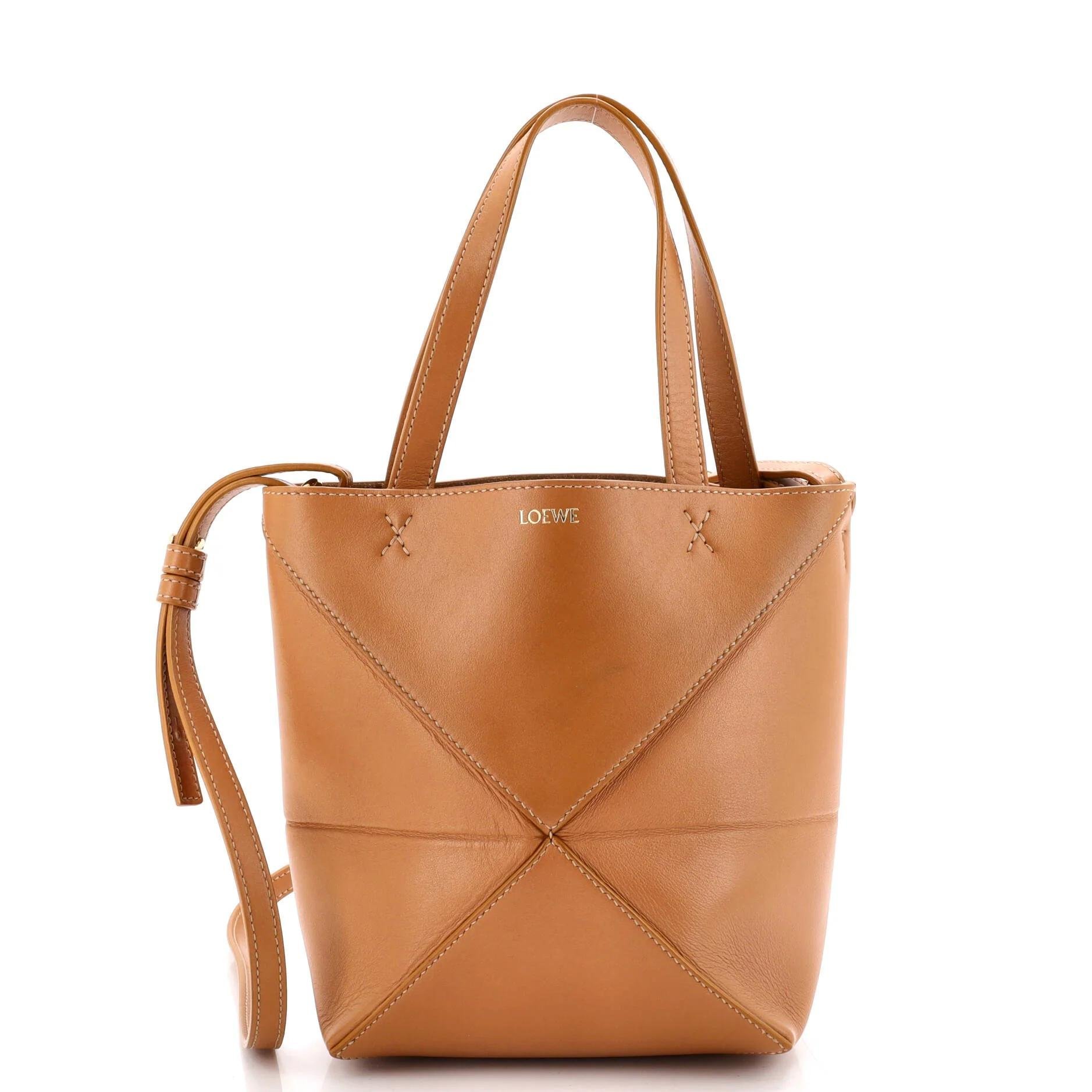 Leather tote