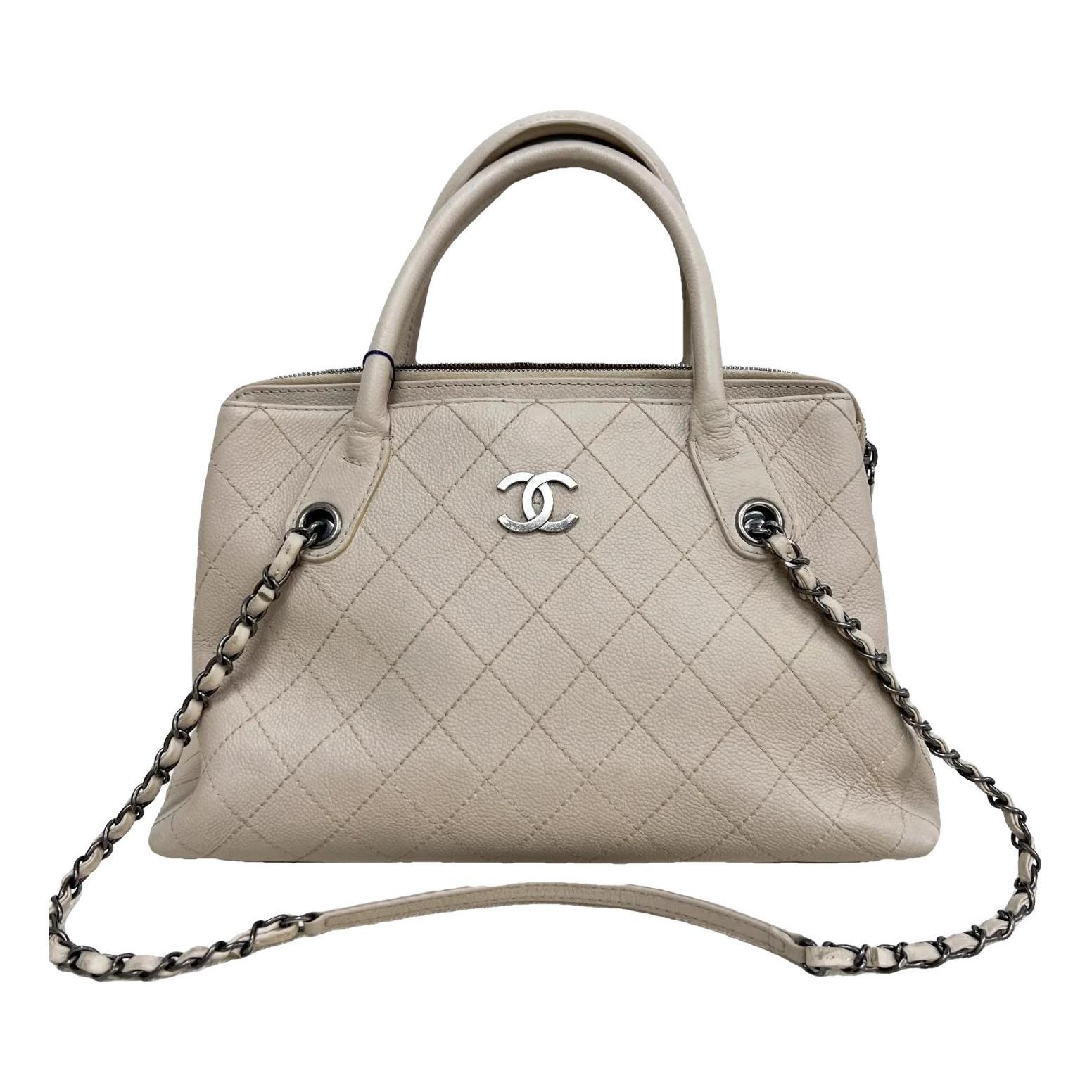 Leather tote