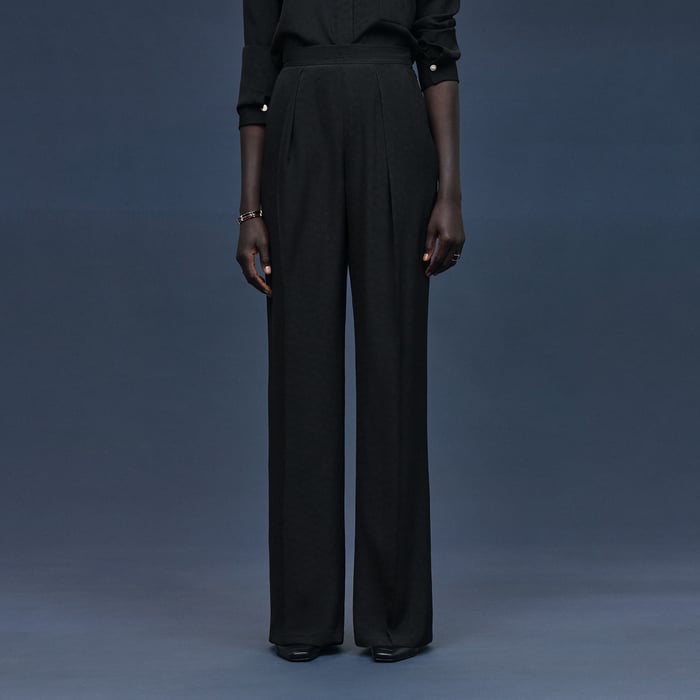 Noir Silk Pants