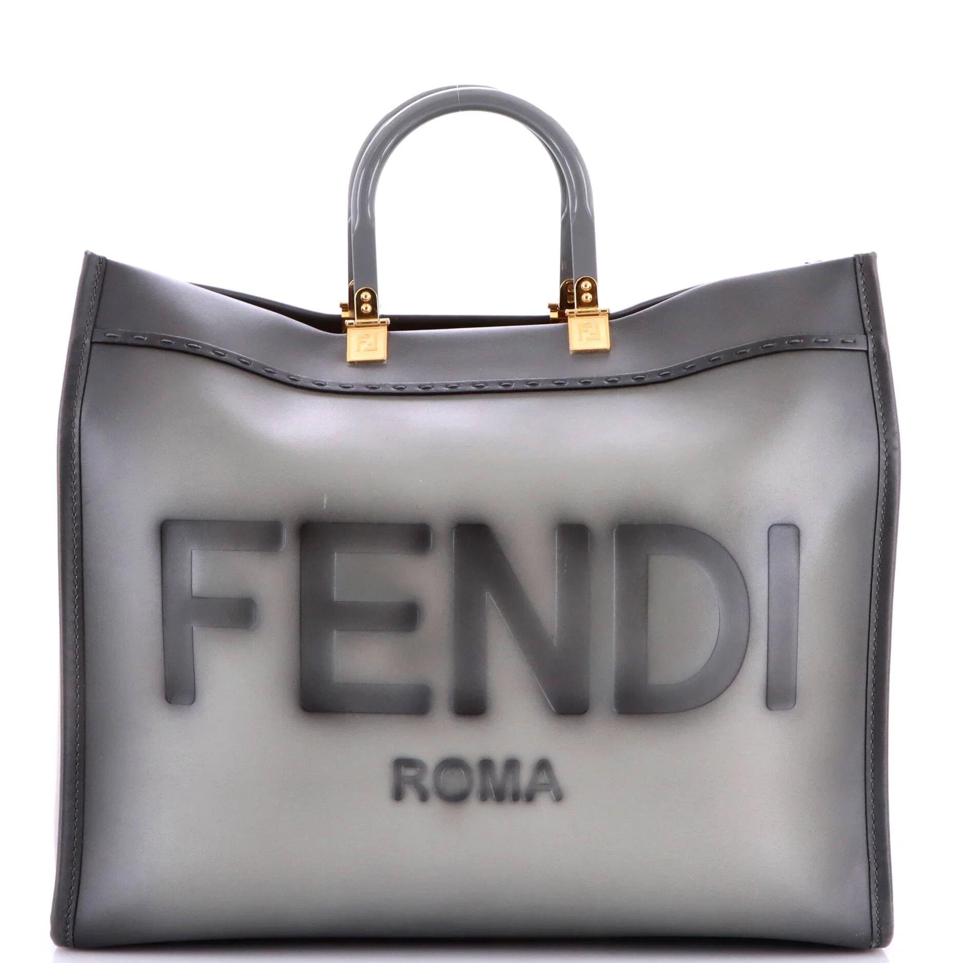 Leather tote