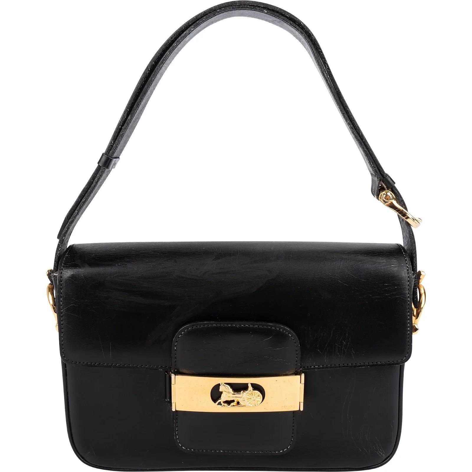 Triomphe leather handbag