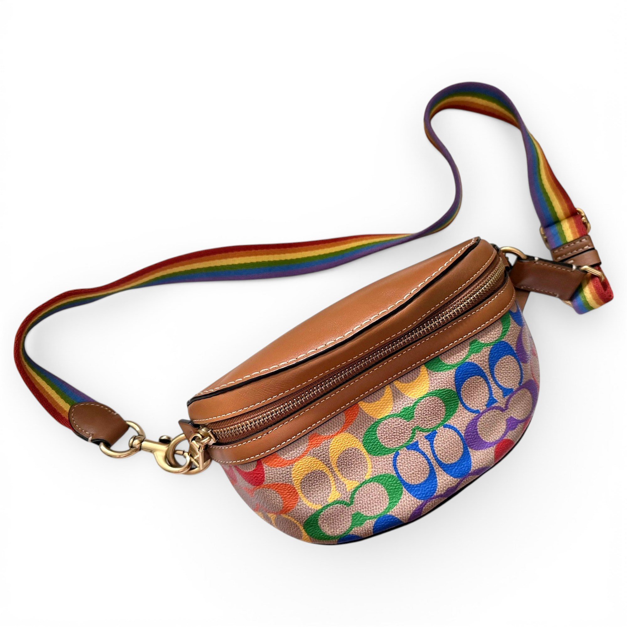 Leather crossbody bag