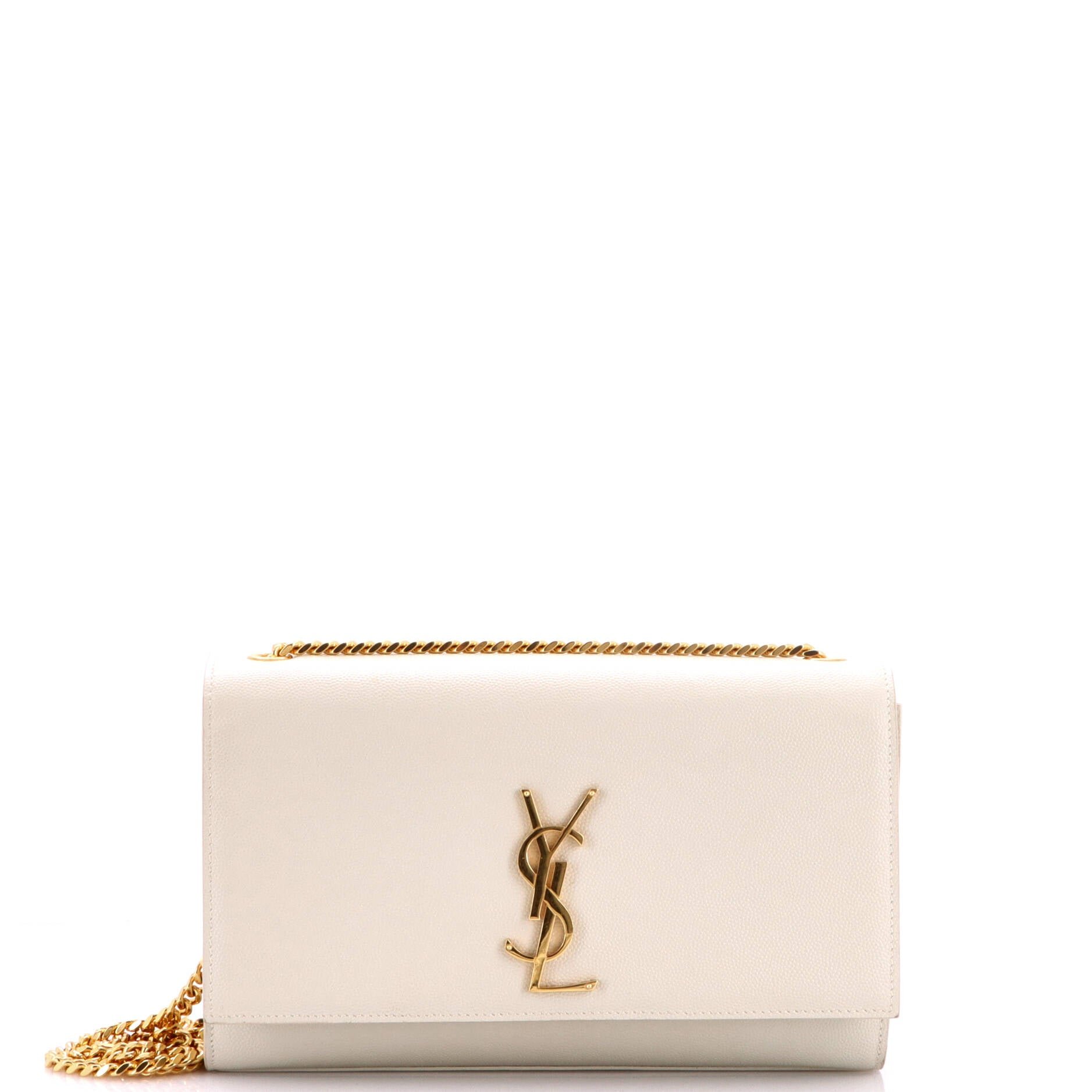 Classic Monogram Crossbody Bag Grainy Leather Medium