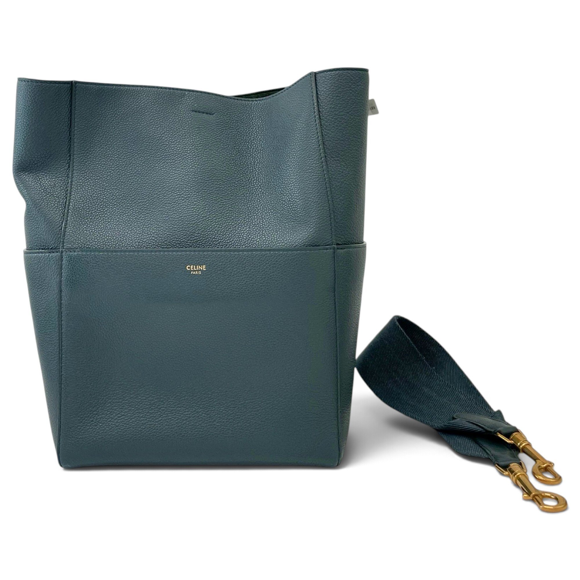 Seau Sangle leather tote