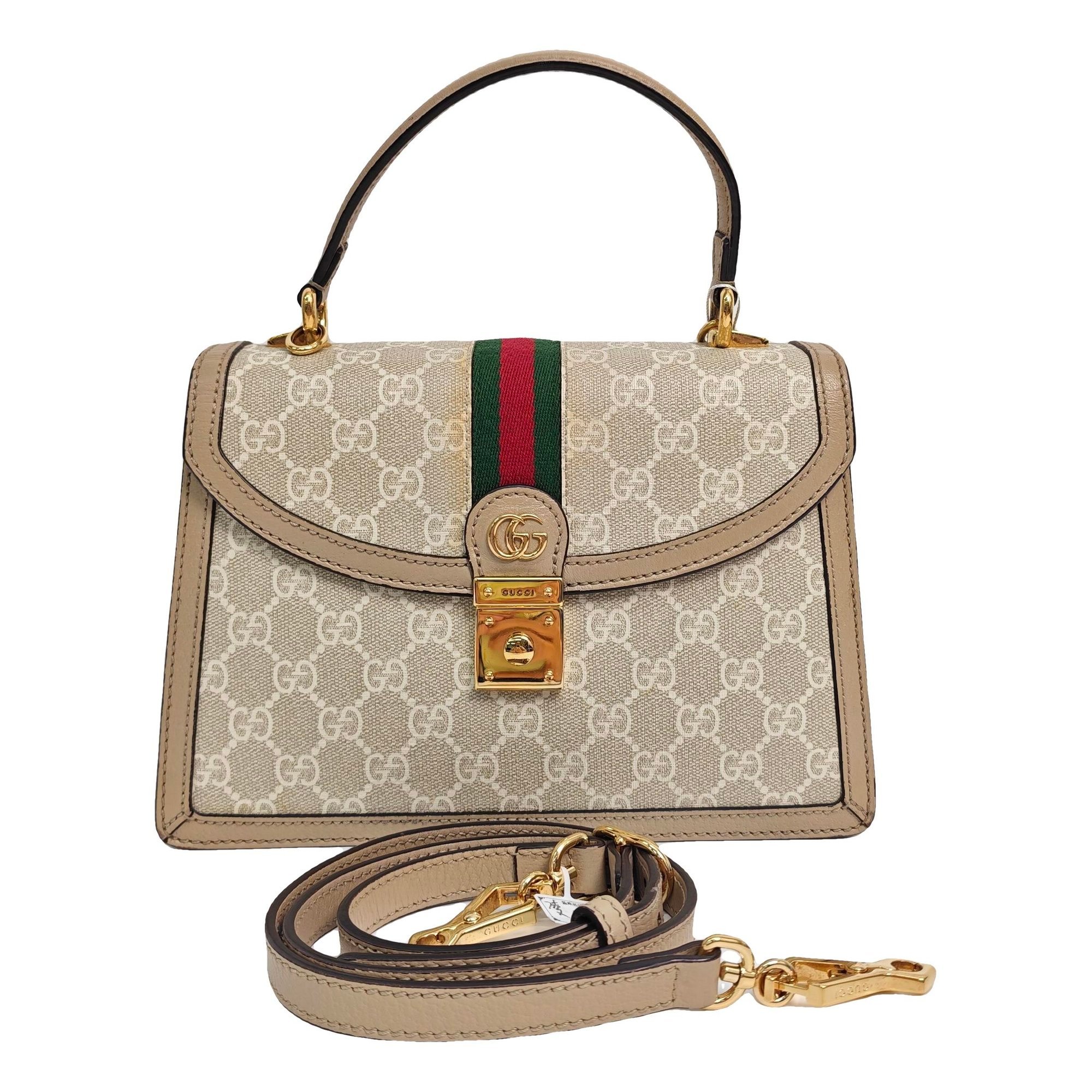 Ophidia Flap Top Handle cloth handbag