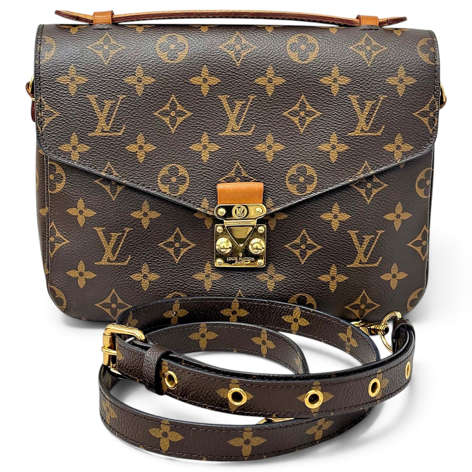 Metis leather handbag