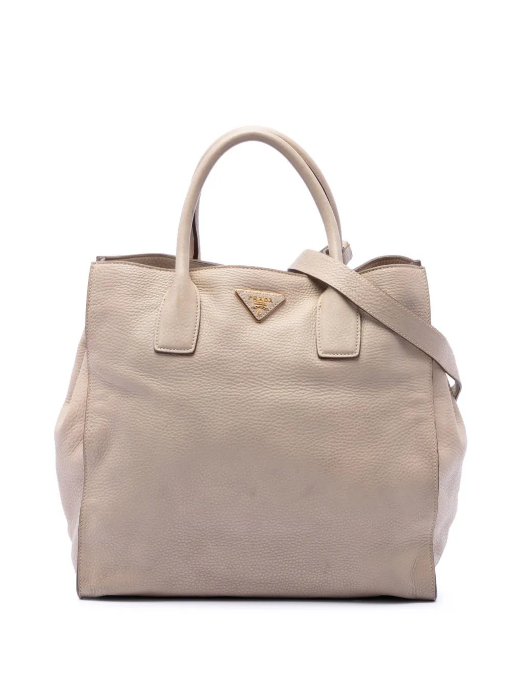 Prada 2013-2026 Vitello Daino Open Convertible Tote satchel