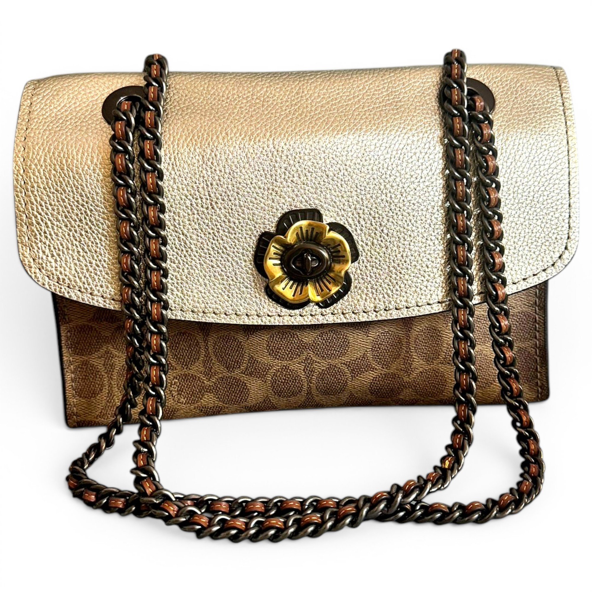 Parker leather handbag