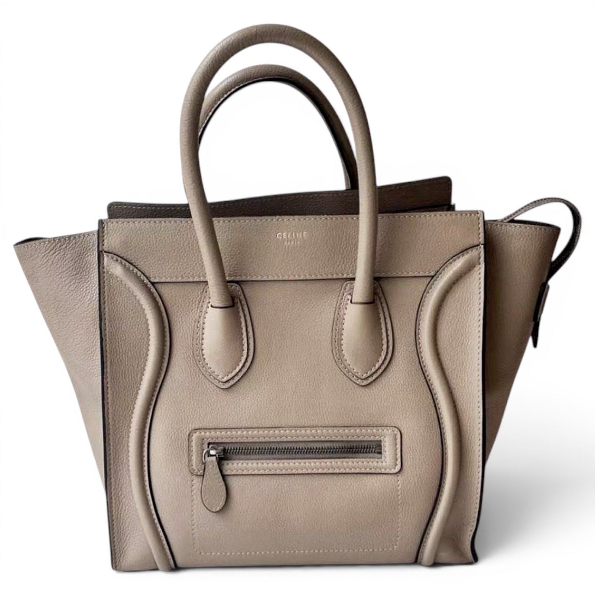Luggage leather tote