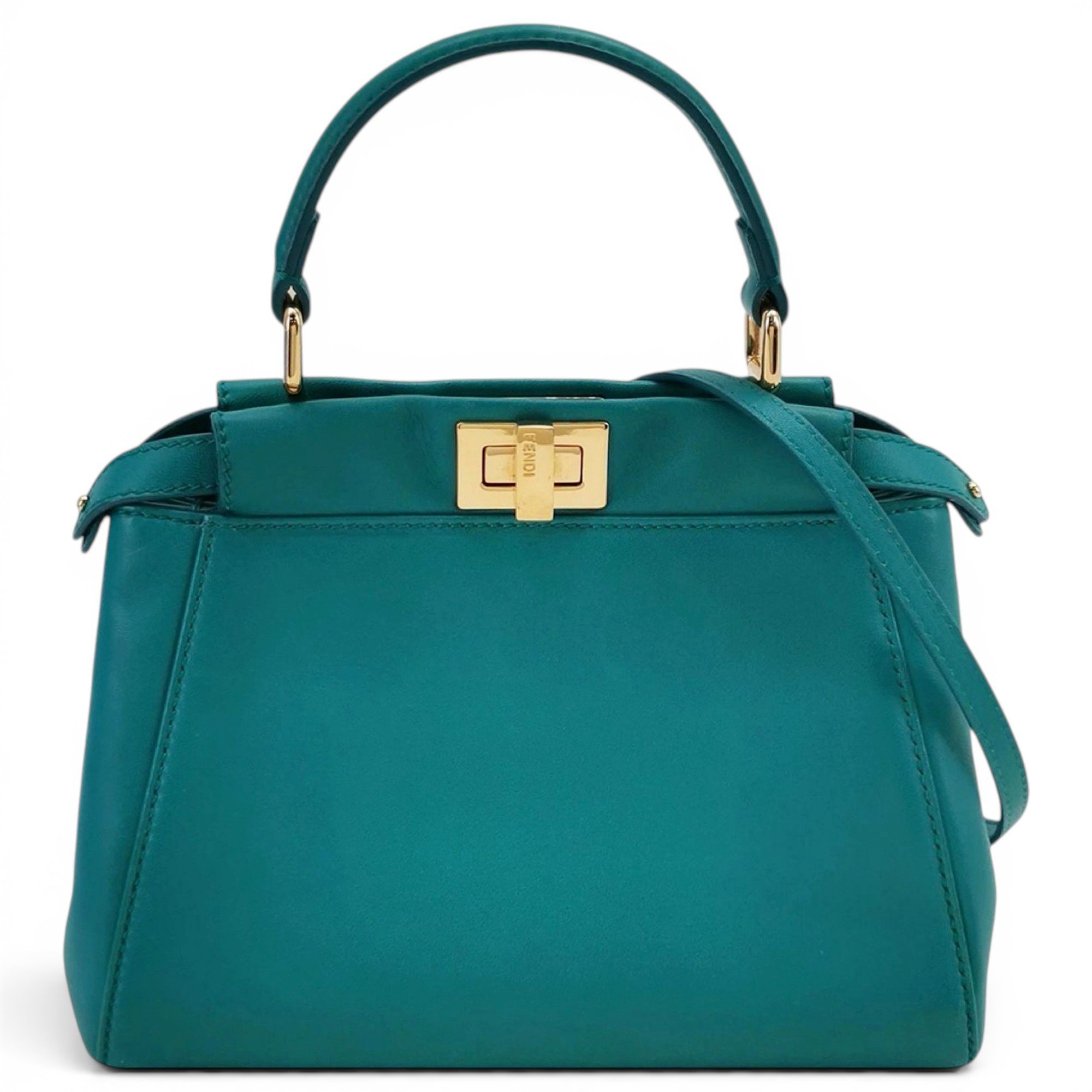 Peekaboo leather handbag