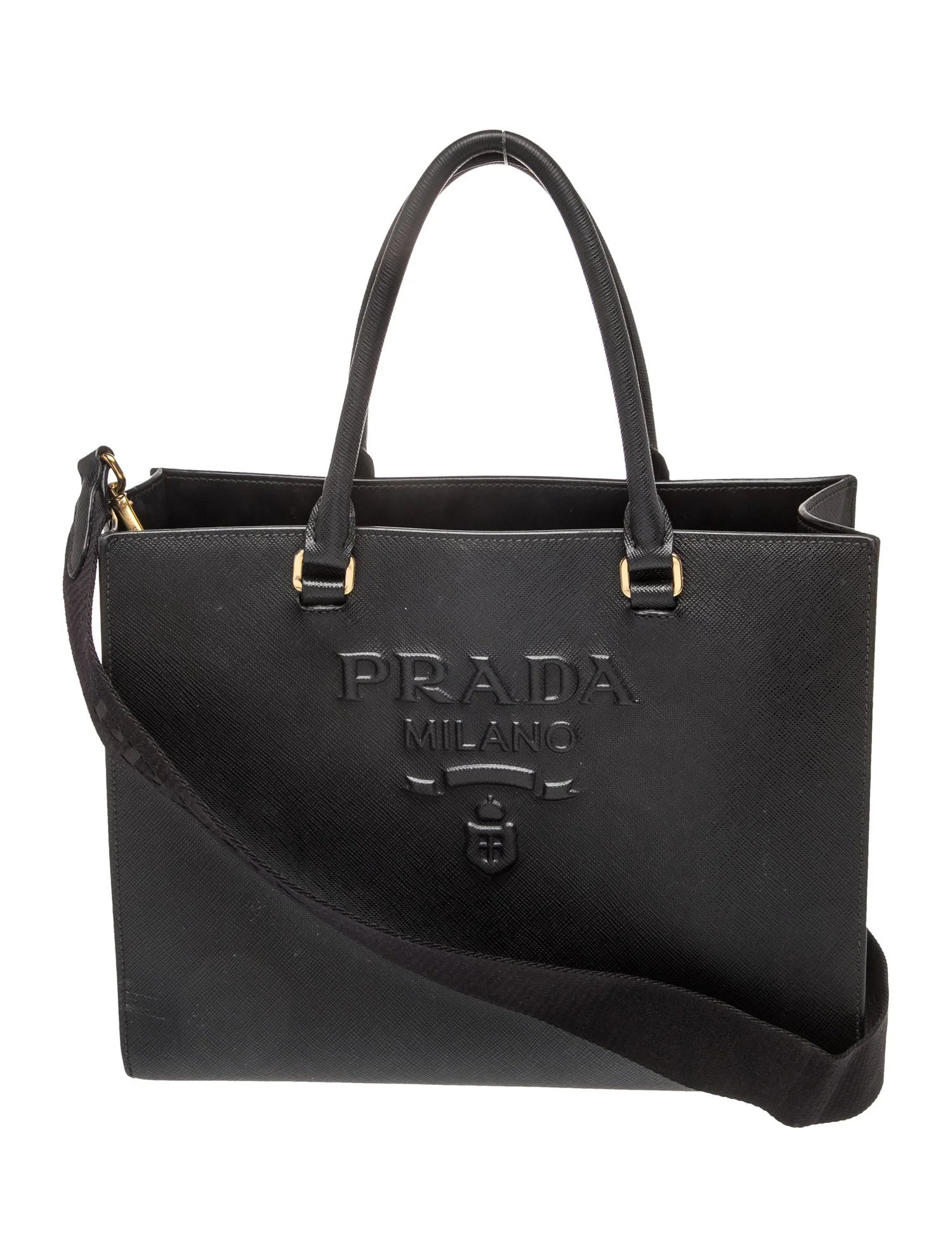 Saffiano Leather Top Handle Bag