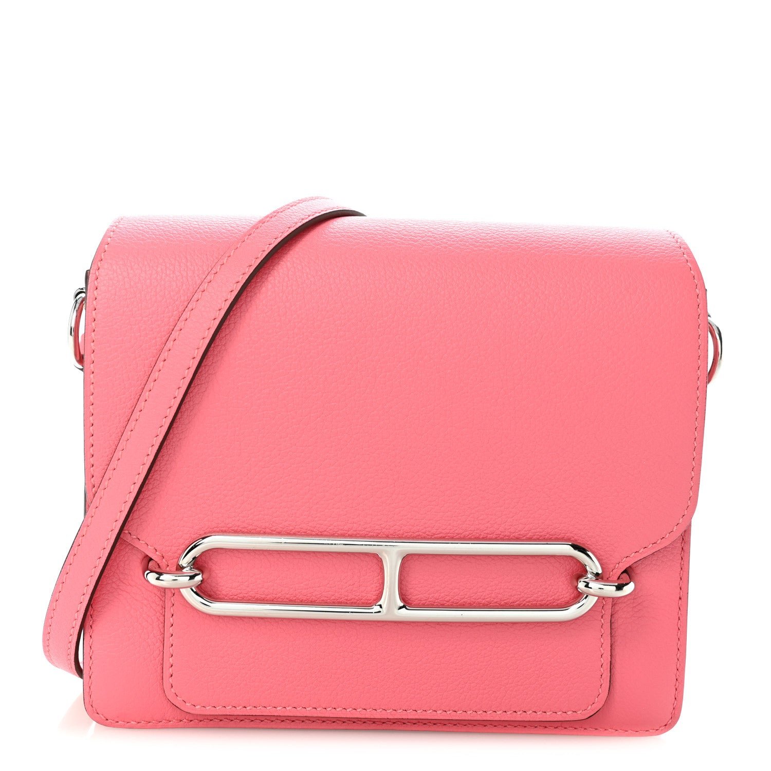Hermes Evercolor Mini Sac Roulis Rose Azalee