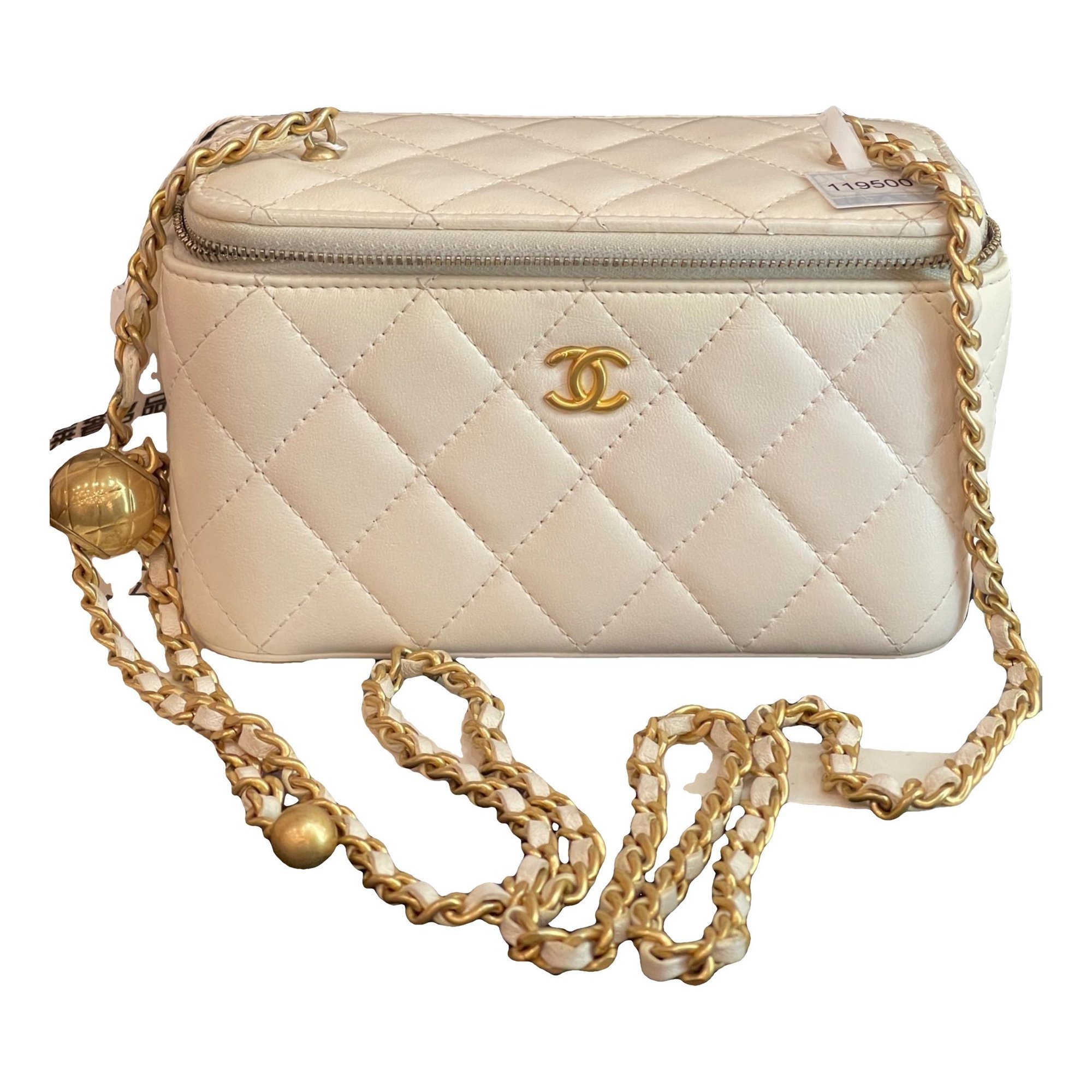 Trendy CC Vanity leather handbag
