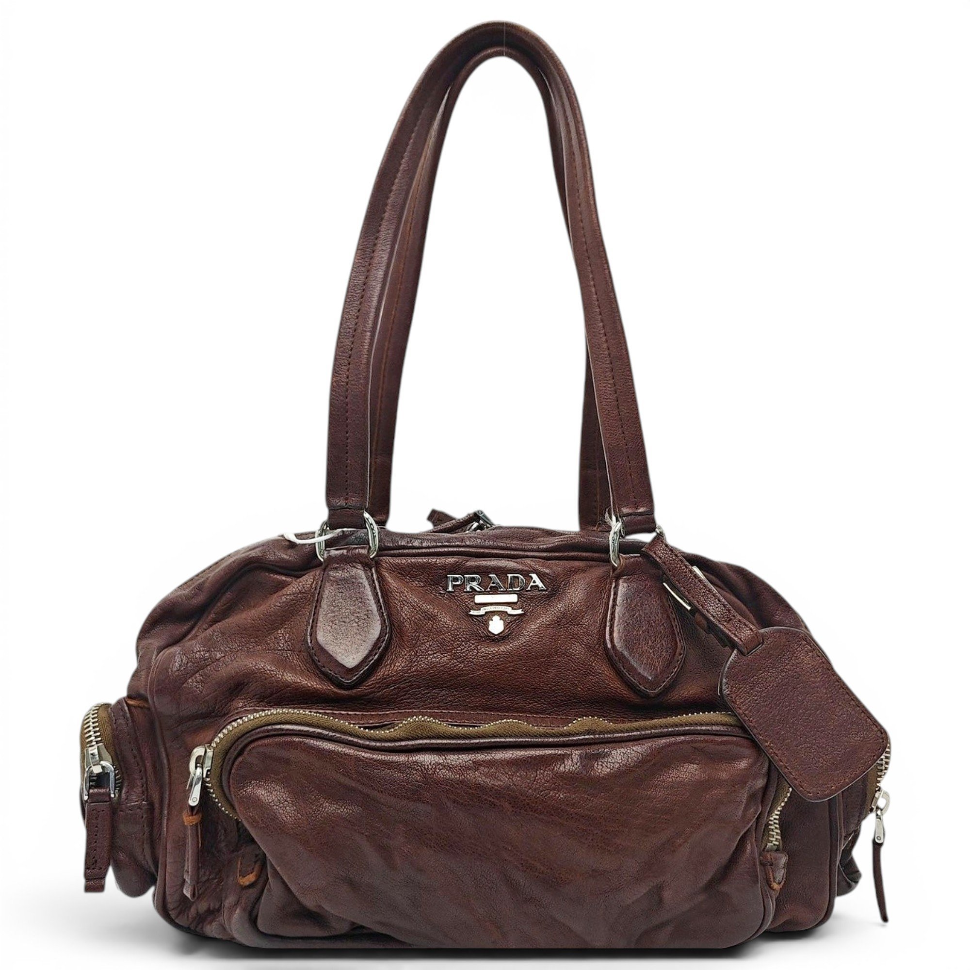 Leather handbag