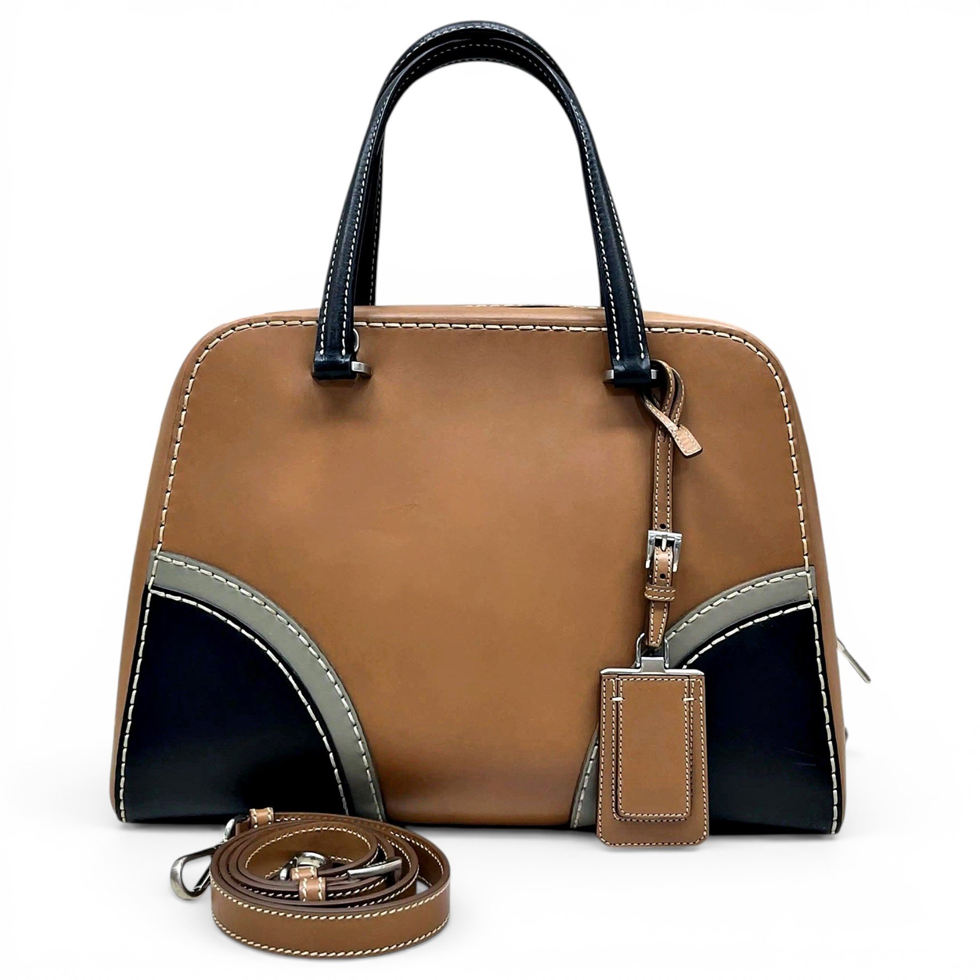 Leather crossbody bag