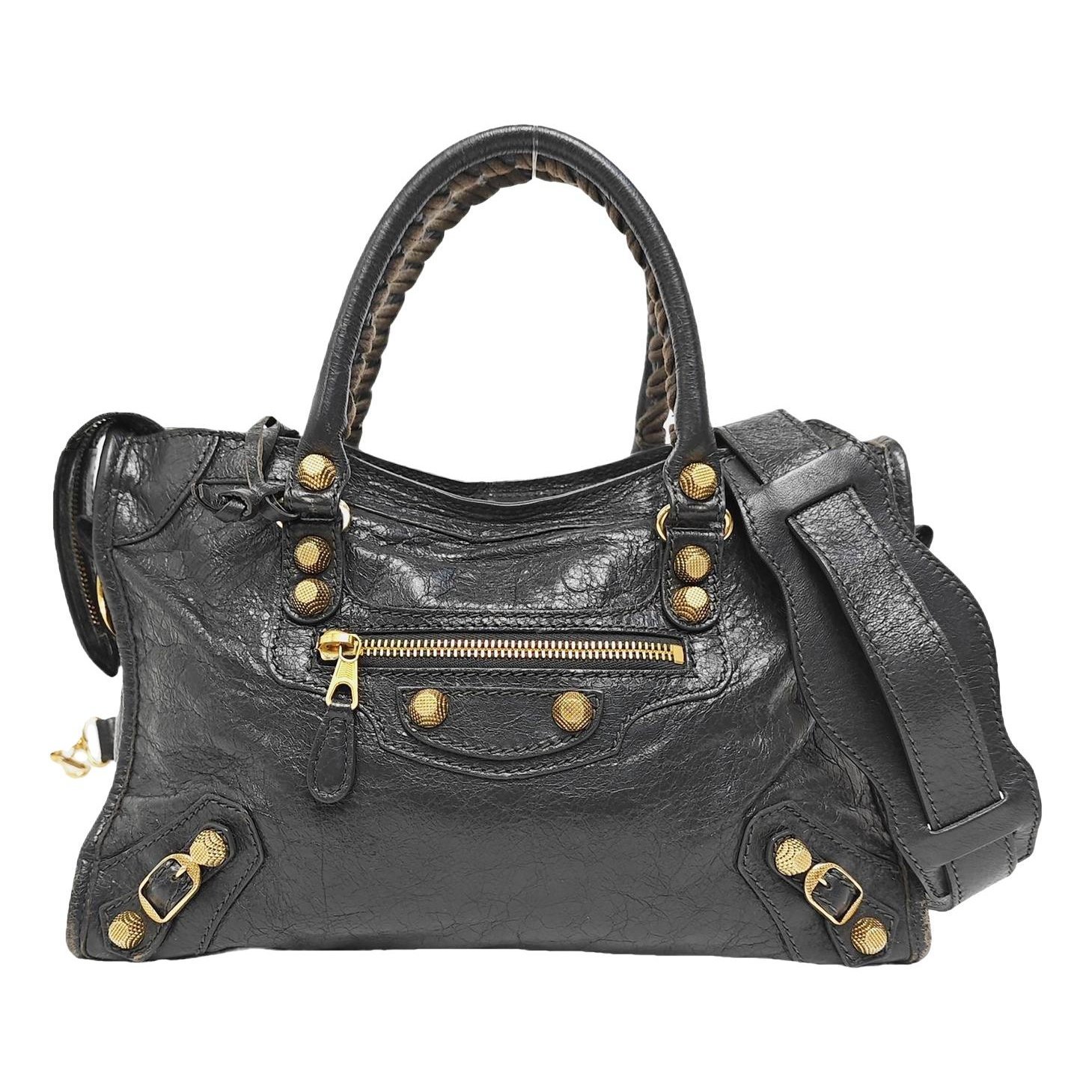 Leather handbag