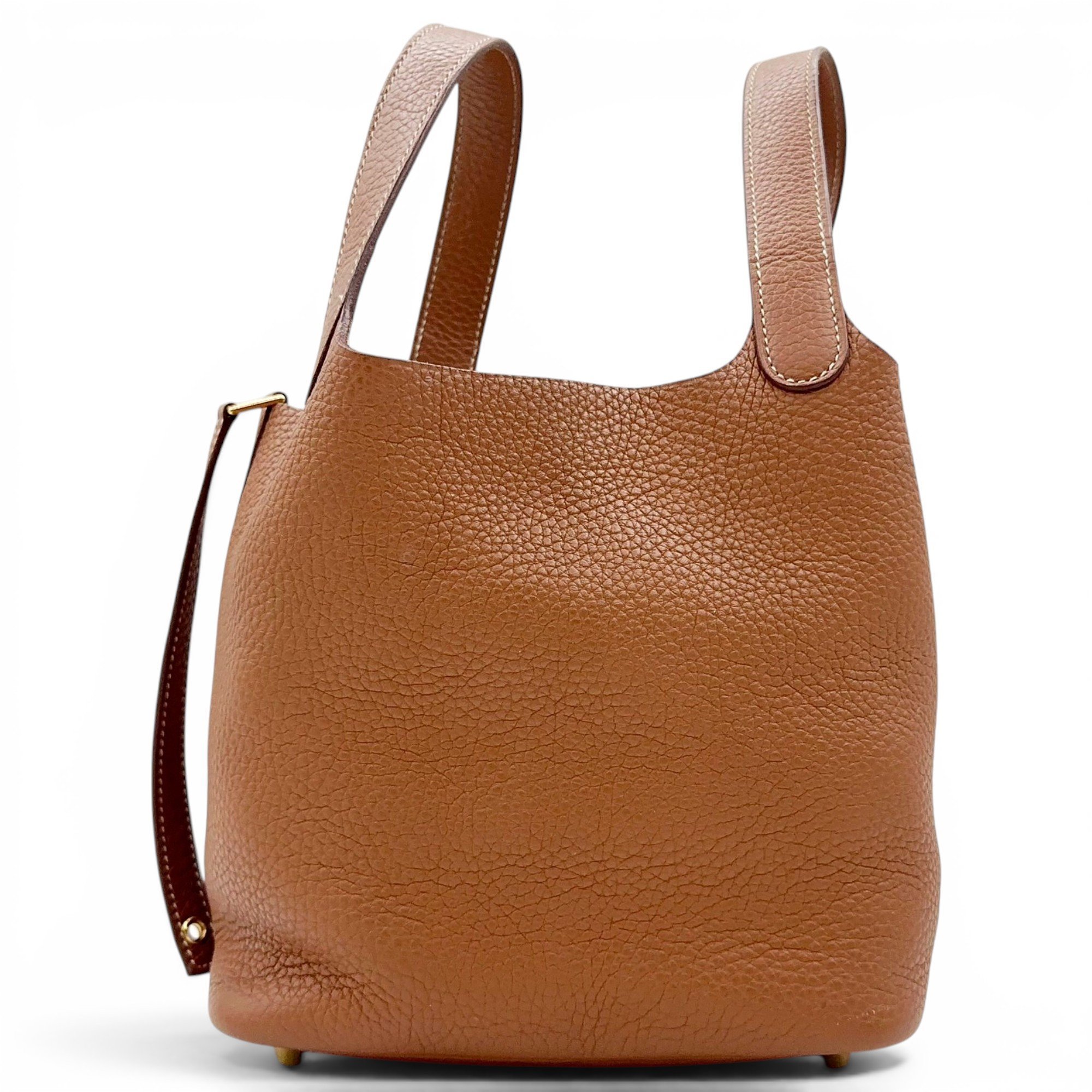 Picotin leather handbag