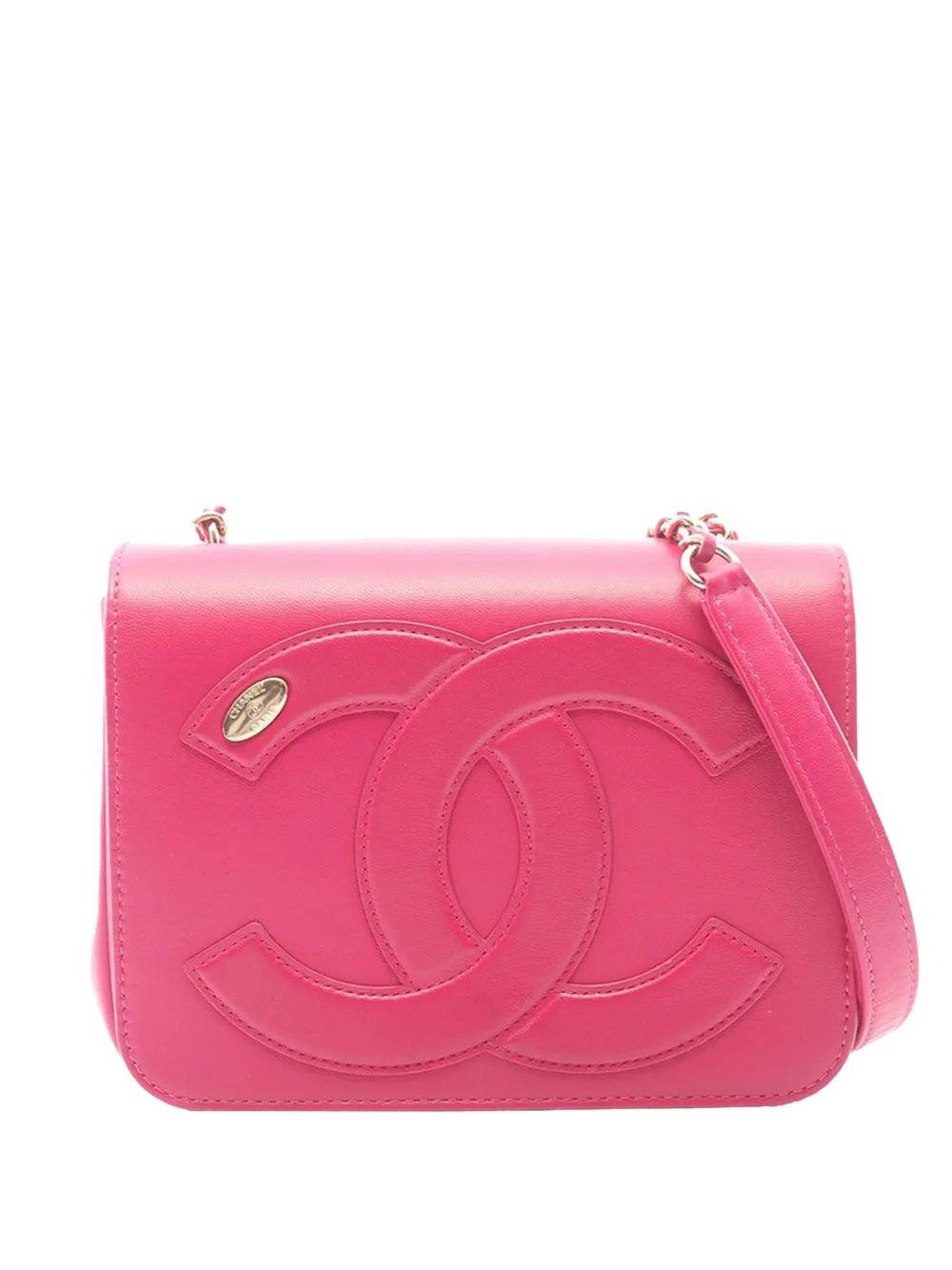 2019 Lambskin CC Mania Flap crossbody bag