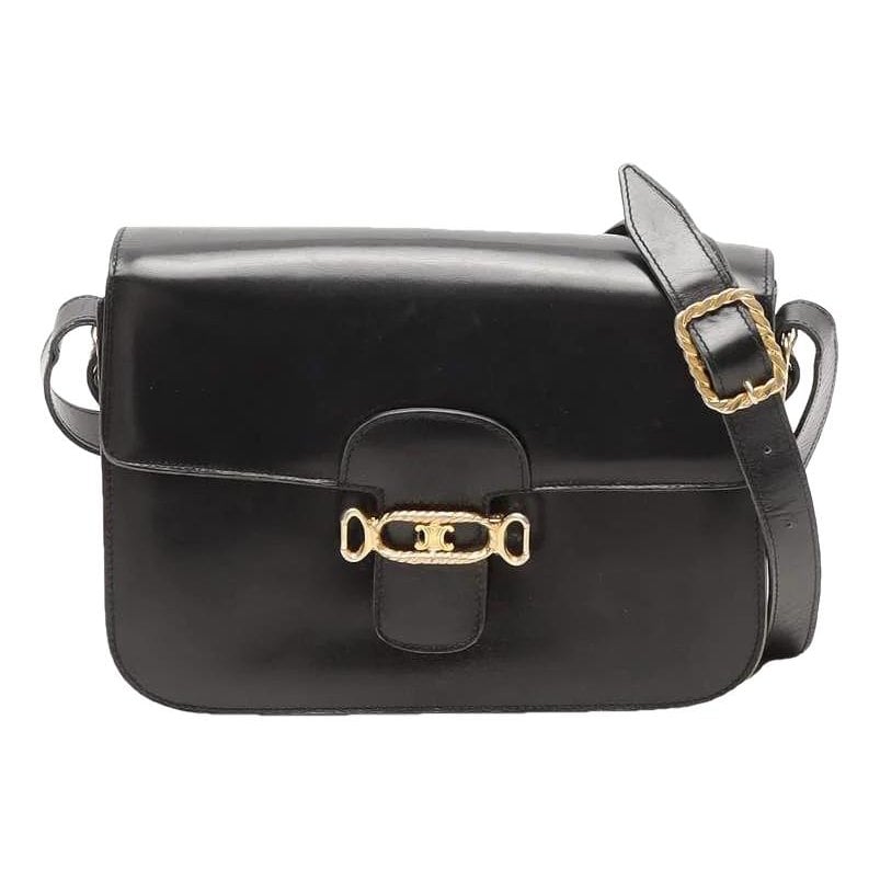 Triomphe leather handbag