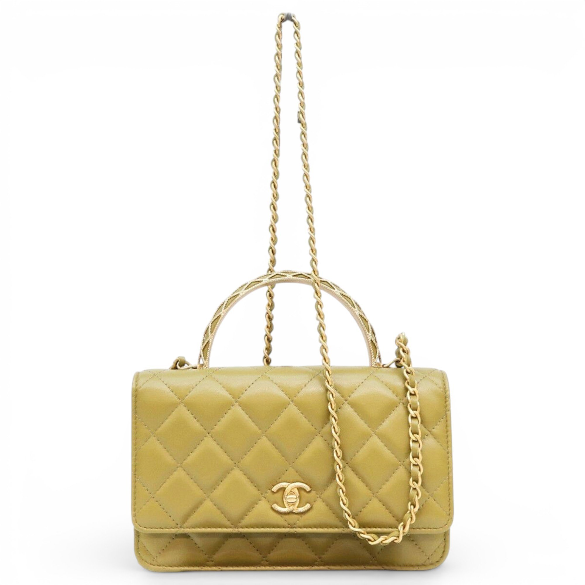 Leather handbag