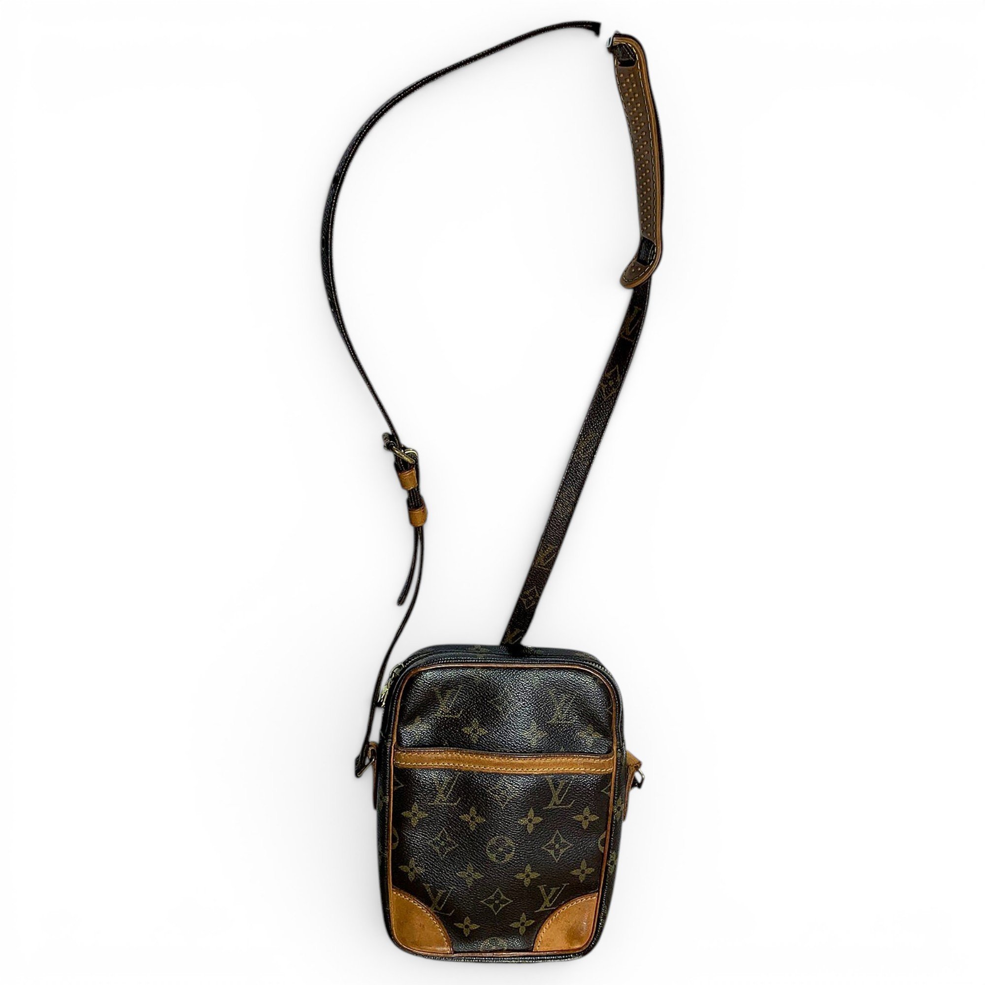 Danube leather crossbody bag